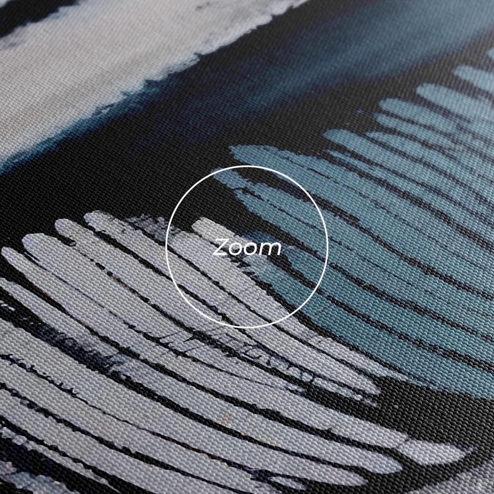 Tablou Canvas Blue Feather mockup 3