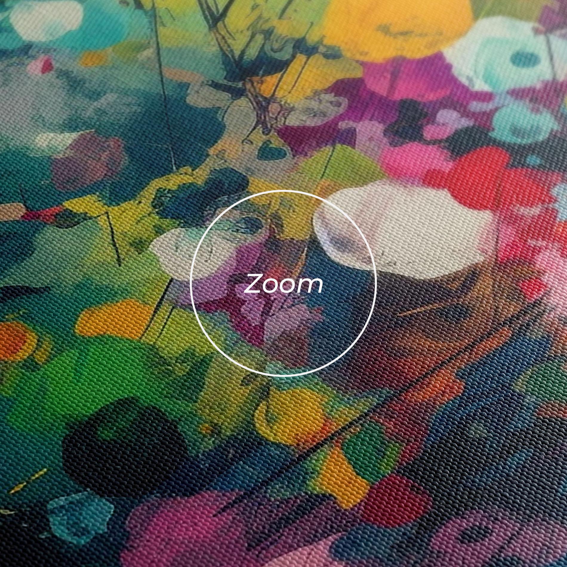 Tablou Canvas Colors Blue Background mockup 3