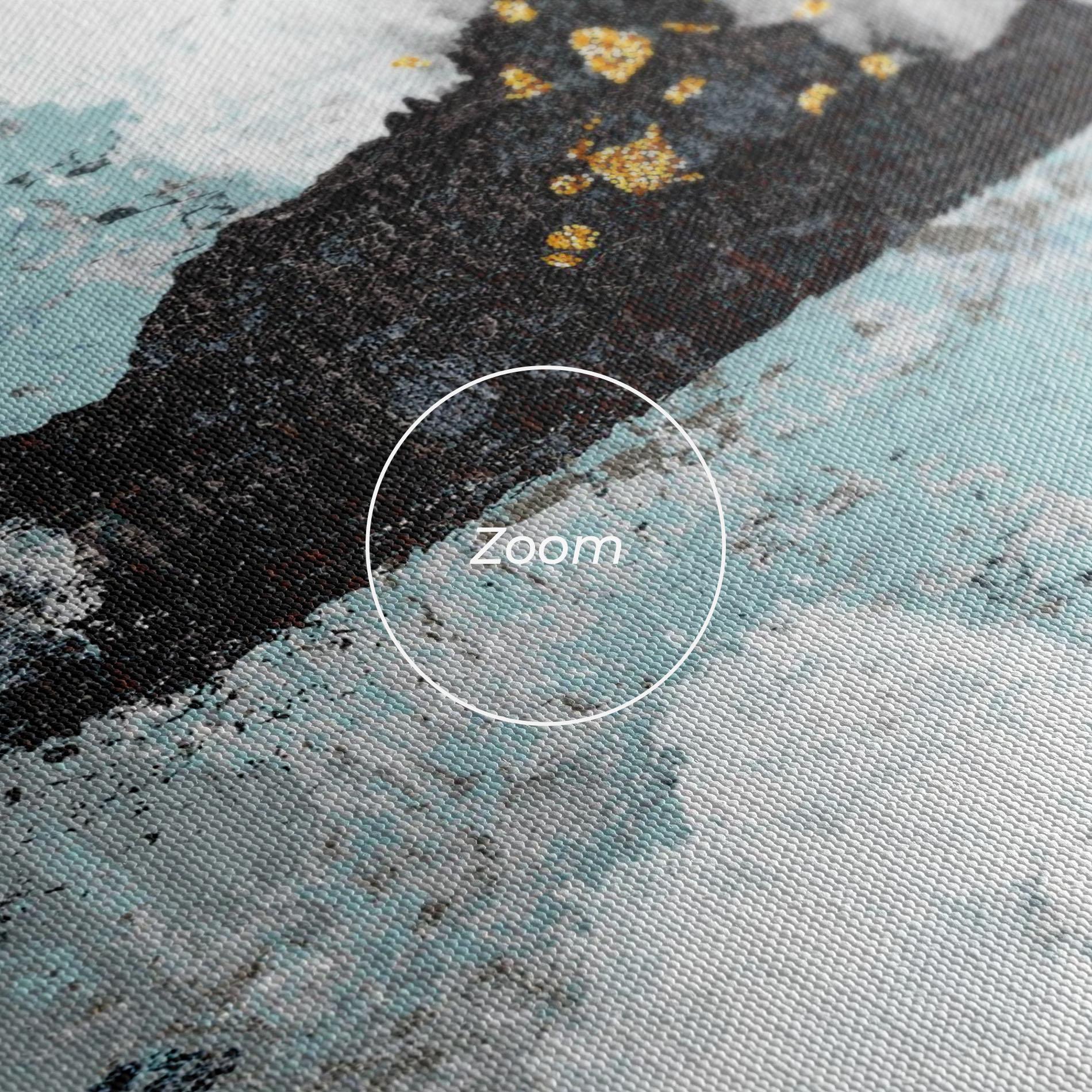 Tablou Canvas Gold Little Points mockup 3