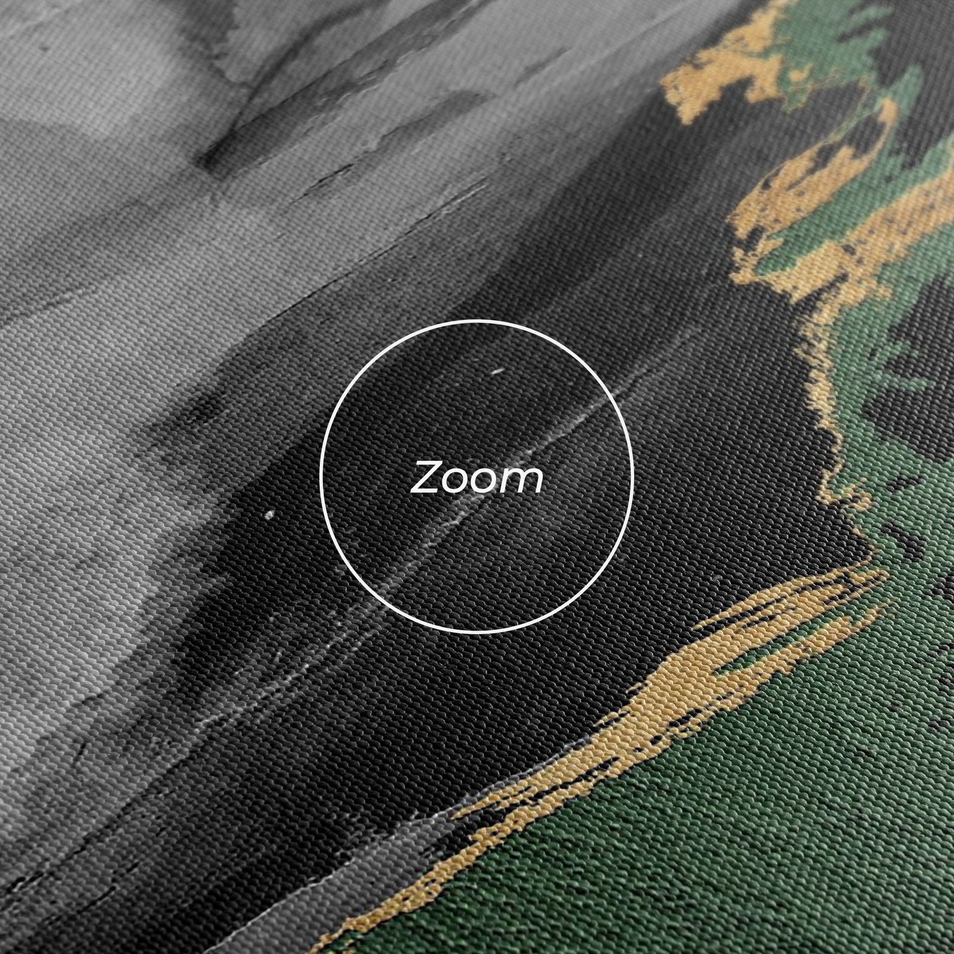 Grey With Green Painting mockup 3