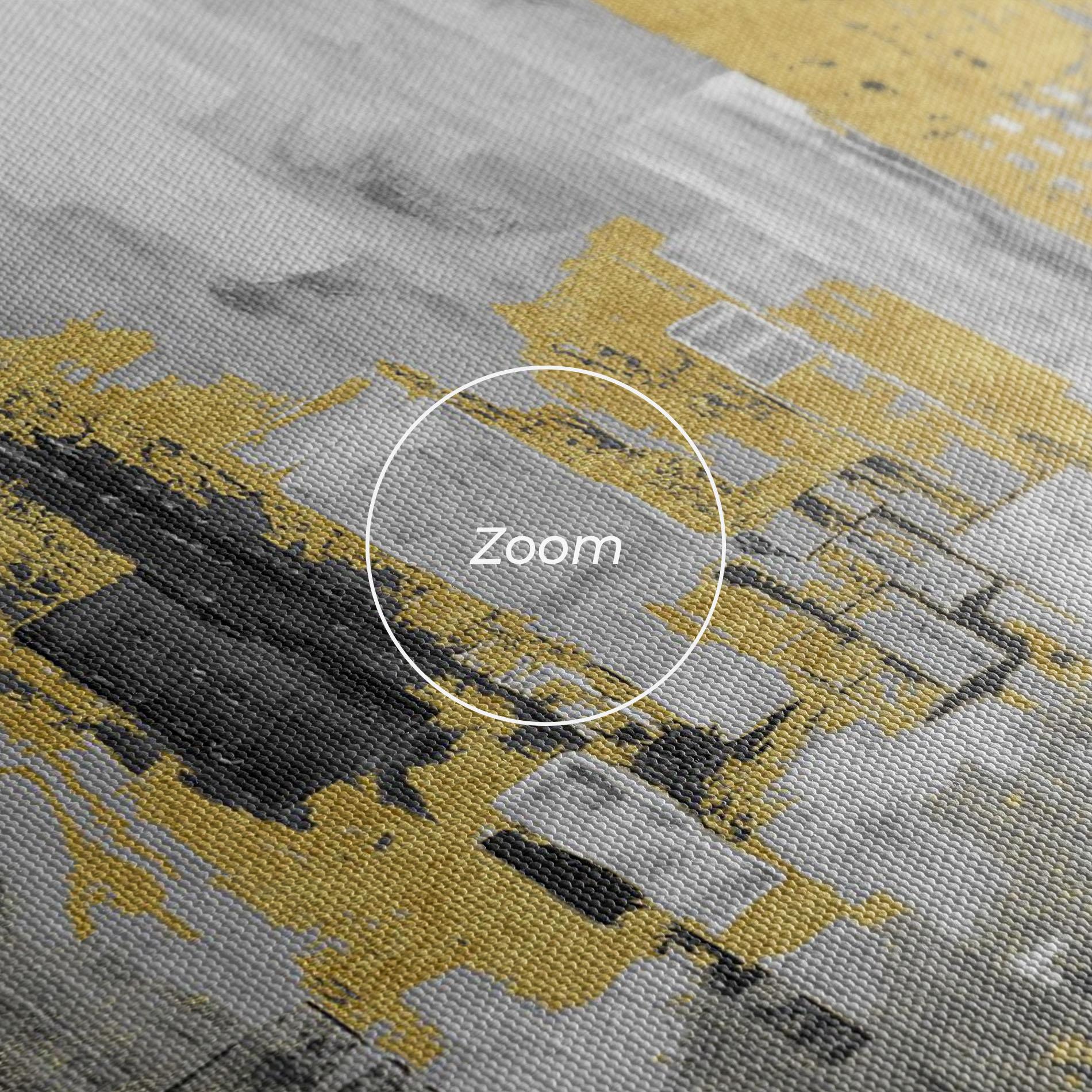 Tablou Canvas Light Grey With Gold mockup 3