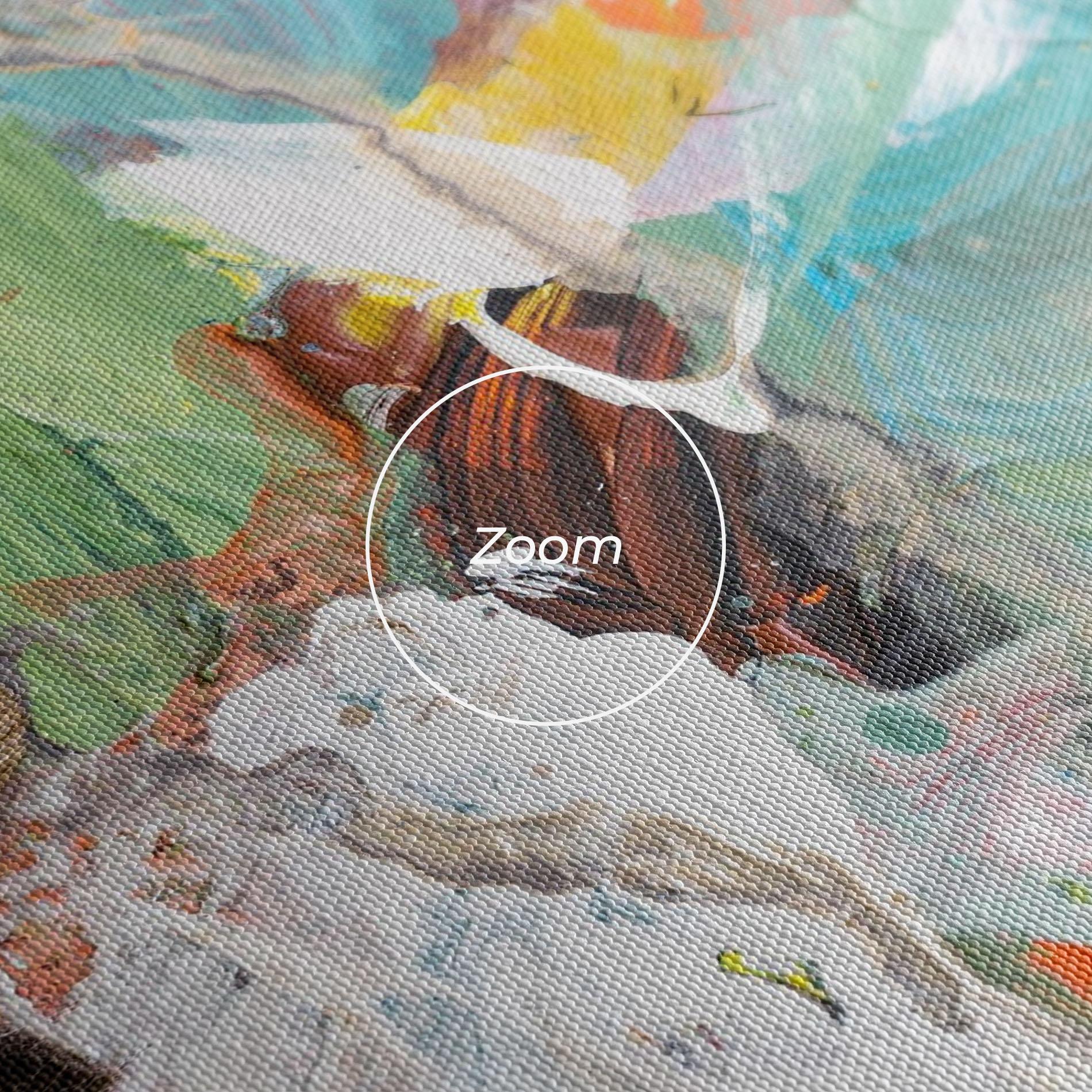 Tablou Canvas Messy Paint Brushes mockup 3