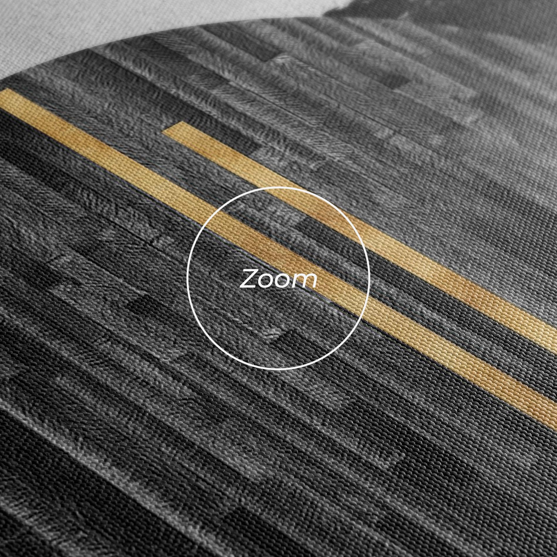 Tablou Canvas Modern Circle With Gold mockup 3