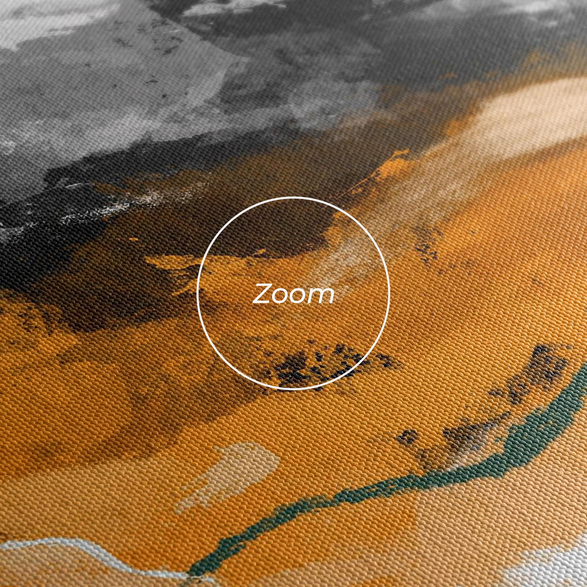 Tablou Canvas Orange Painting River mockup 3