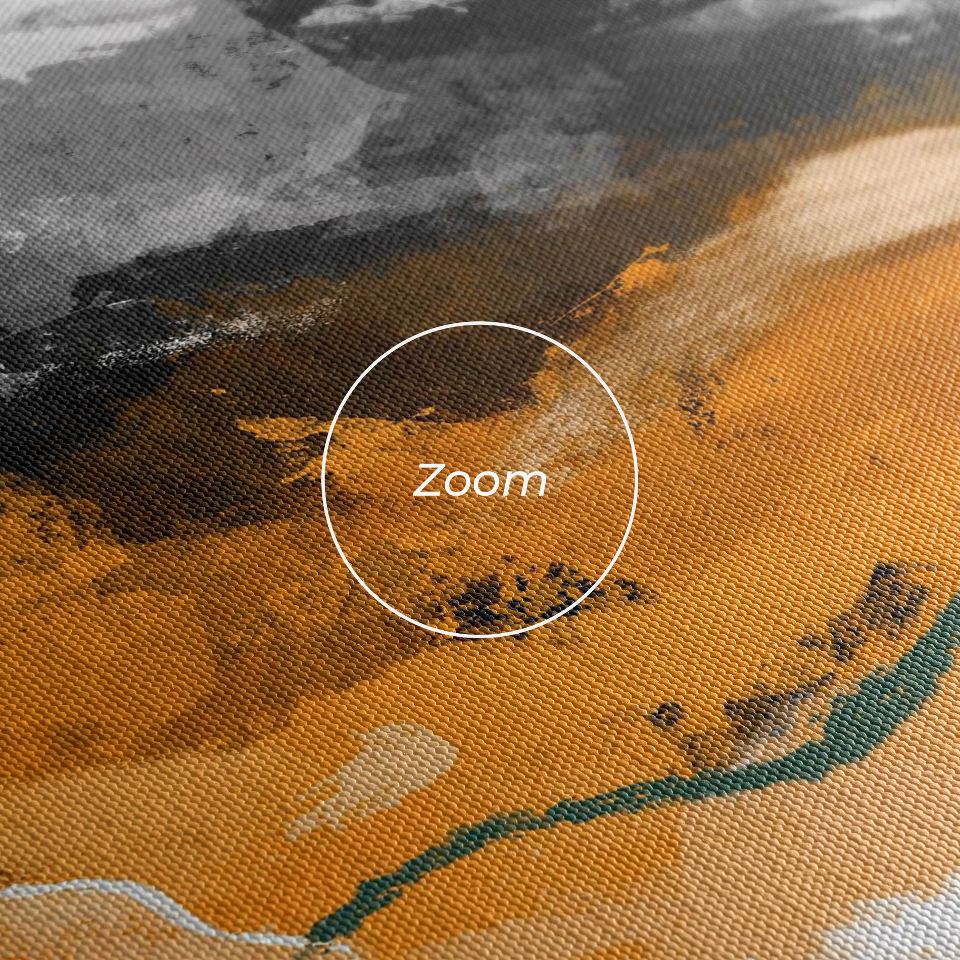 Tablou Canvas Orange Painting River mockup 3