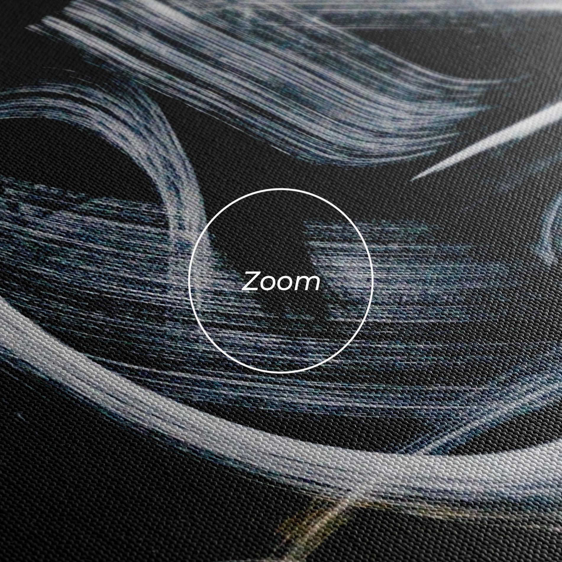 Tablou Canvas White Brush Lines mockup 3