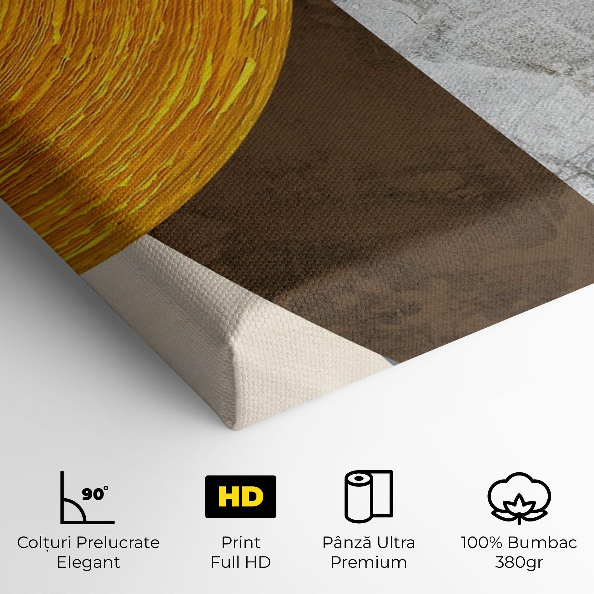 Tablou Canvas Abstract Grey Face 1 mockup 4