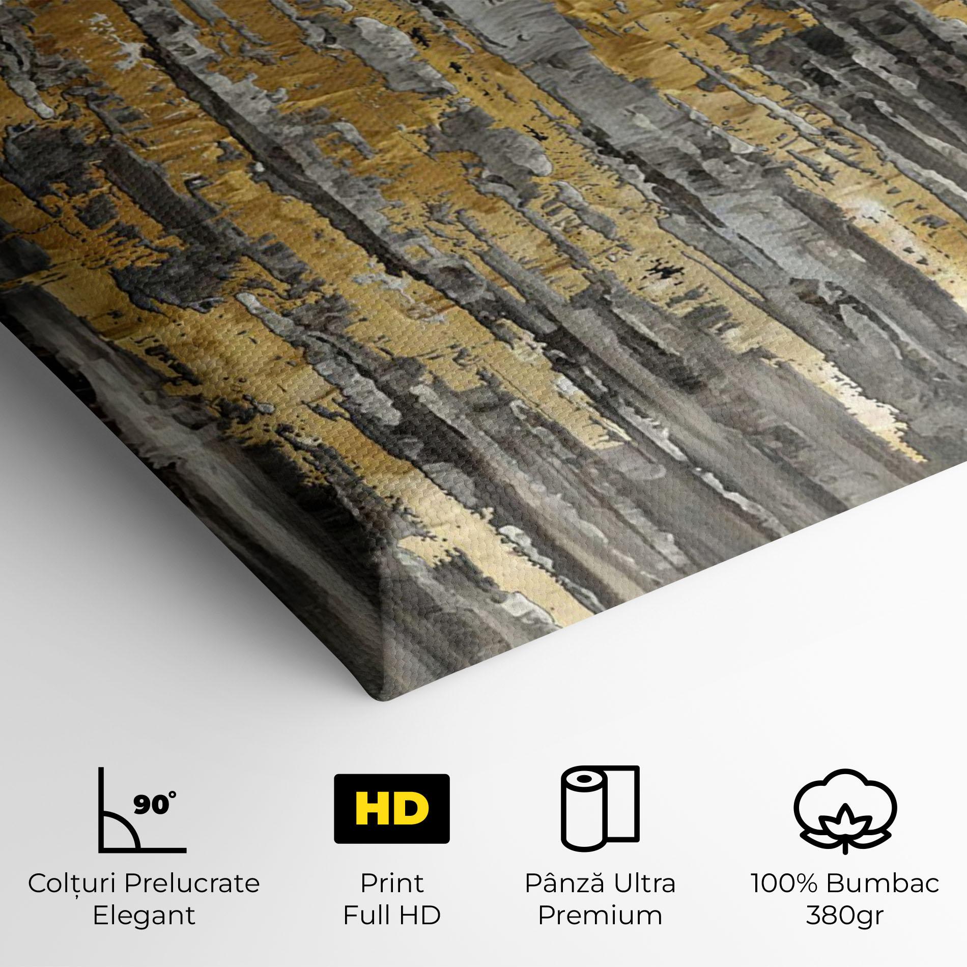 Tablou Canvas Acrylic Silver Paint mockup 4