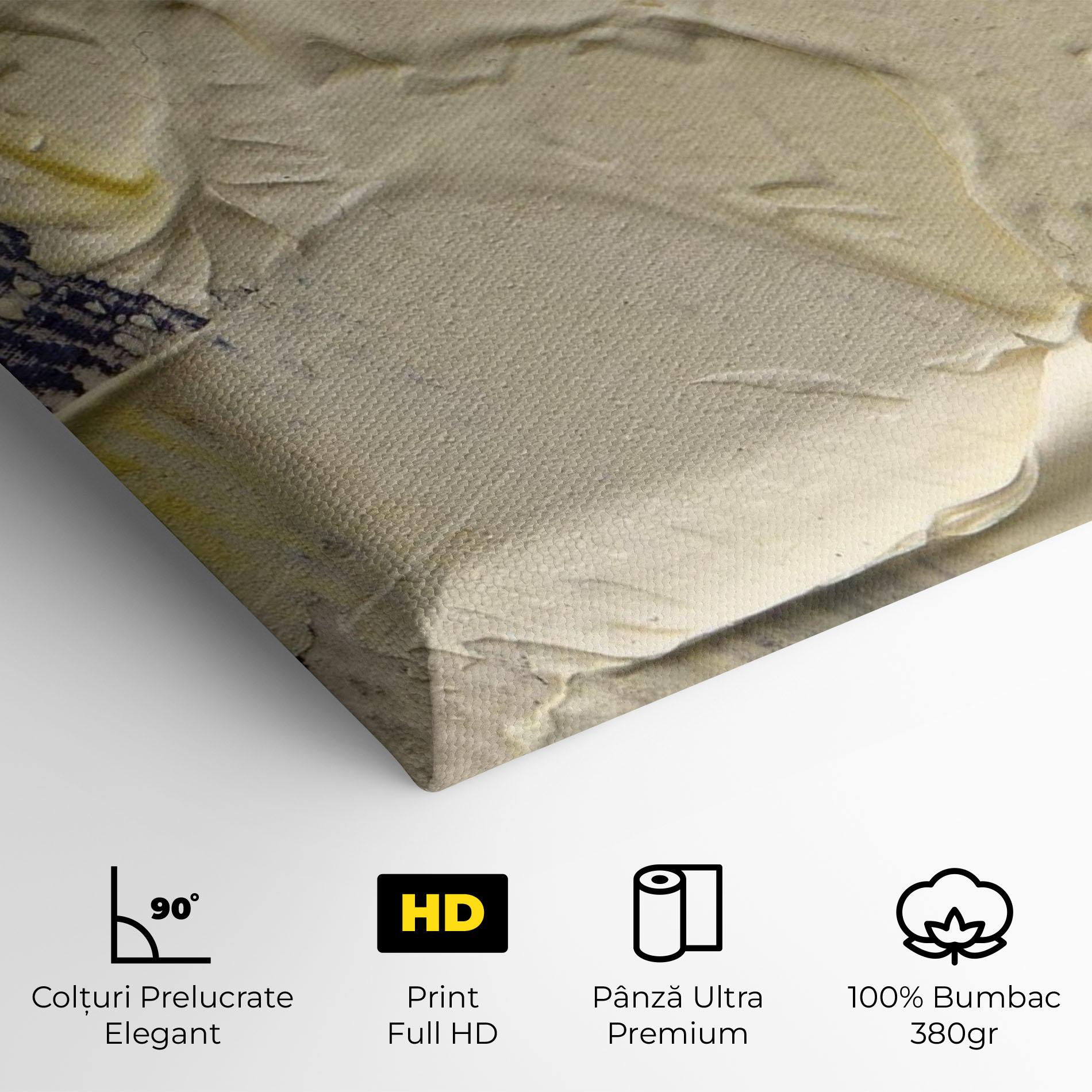 Tablou Canvas Closeup Oil Painting mockup 4