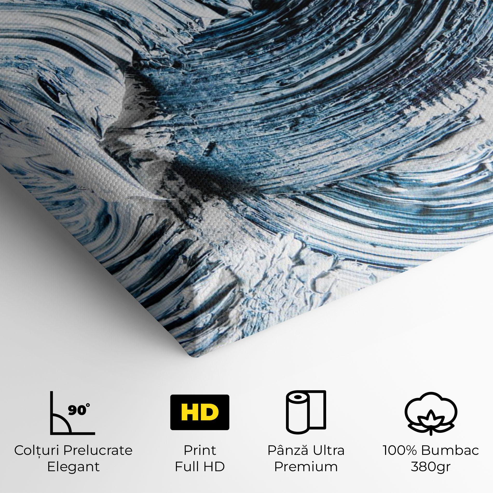 Tablou Canvas Cream Textured Painting mockup 4