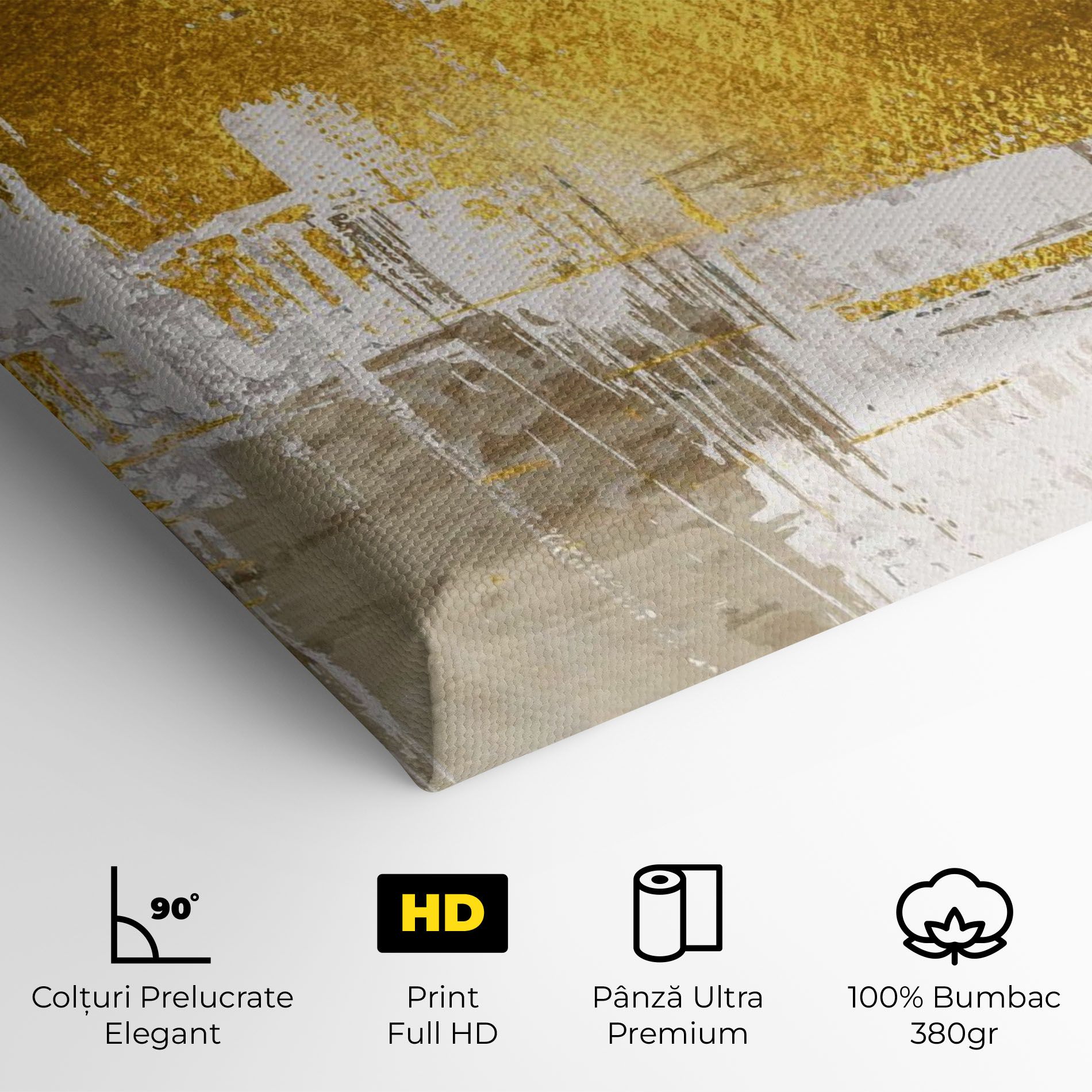 Gold And White Brush mockup 4