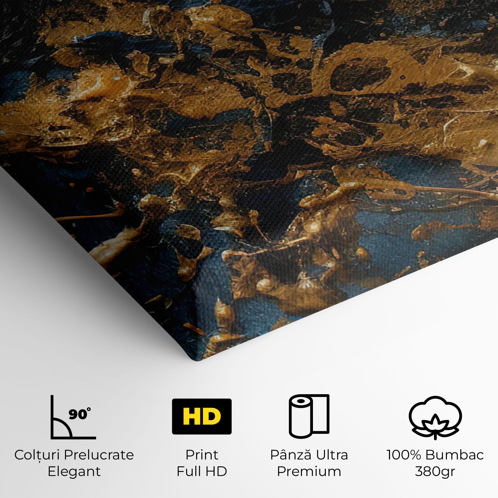 Tablou Canvas Gold Explosion mockup 4