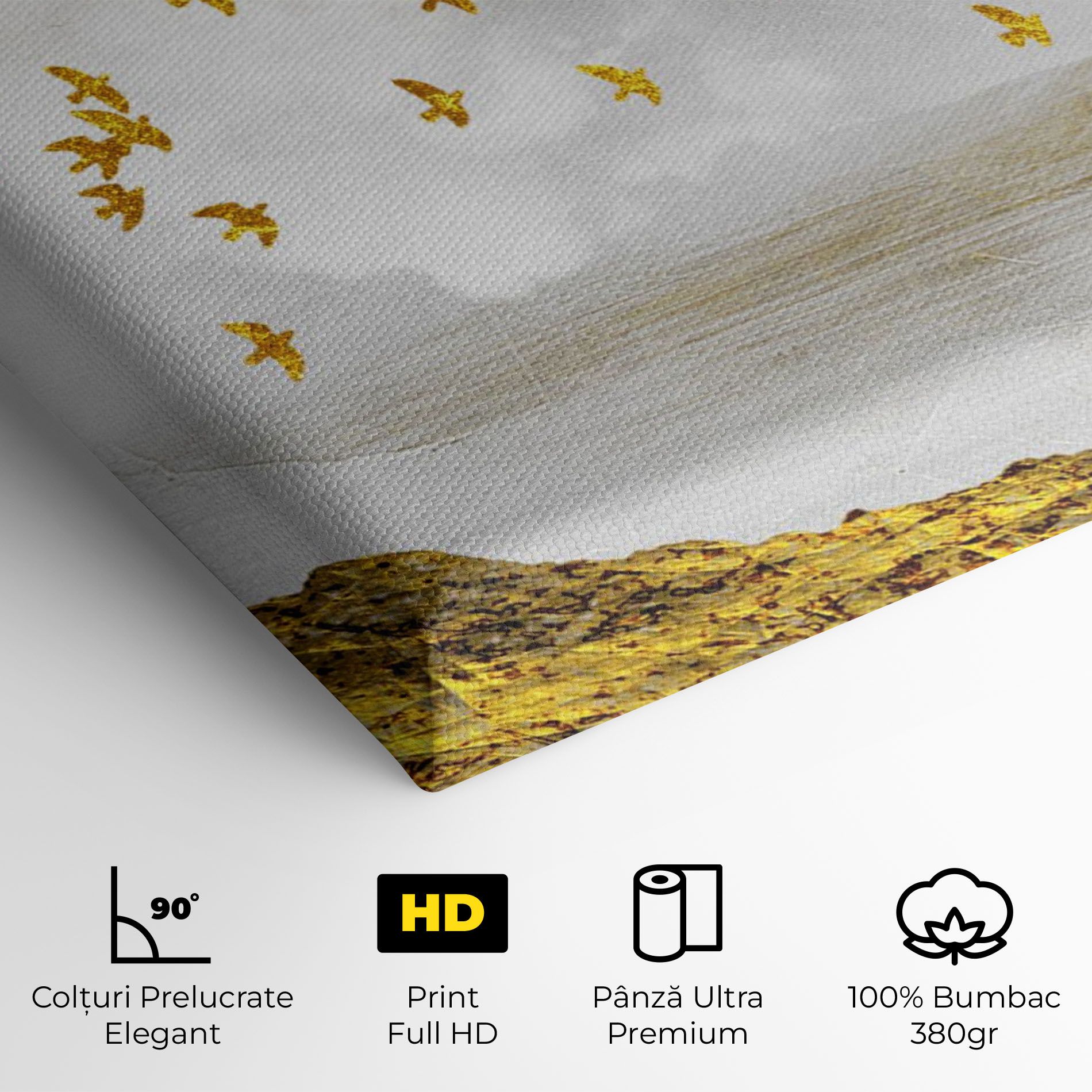 Gold Mountains Abstract mockup 4