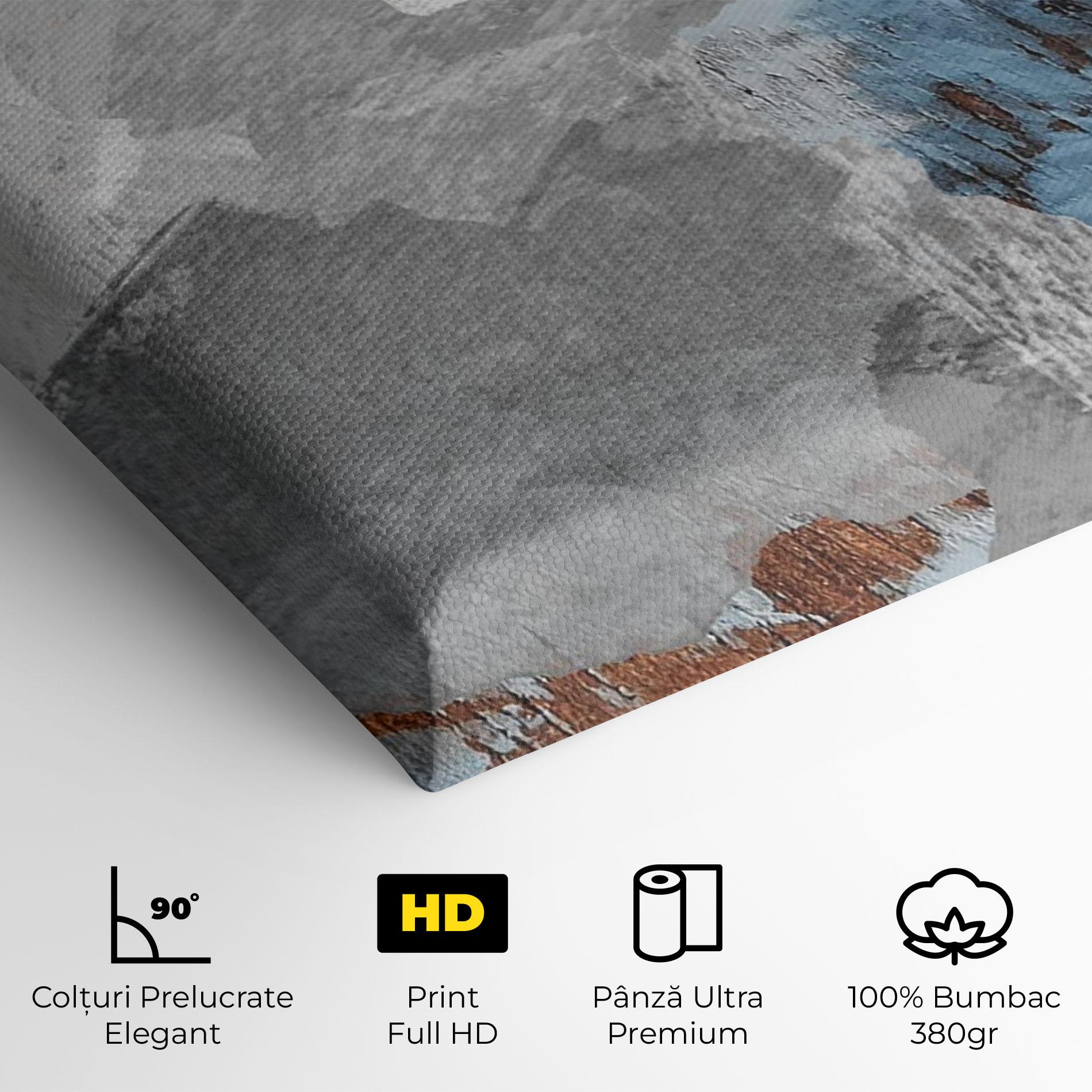 Tablou Canvas Paint On Wood mockup 4