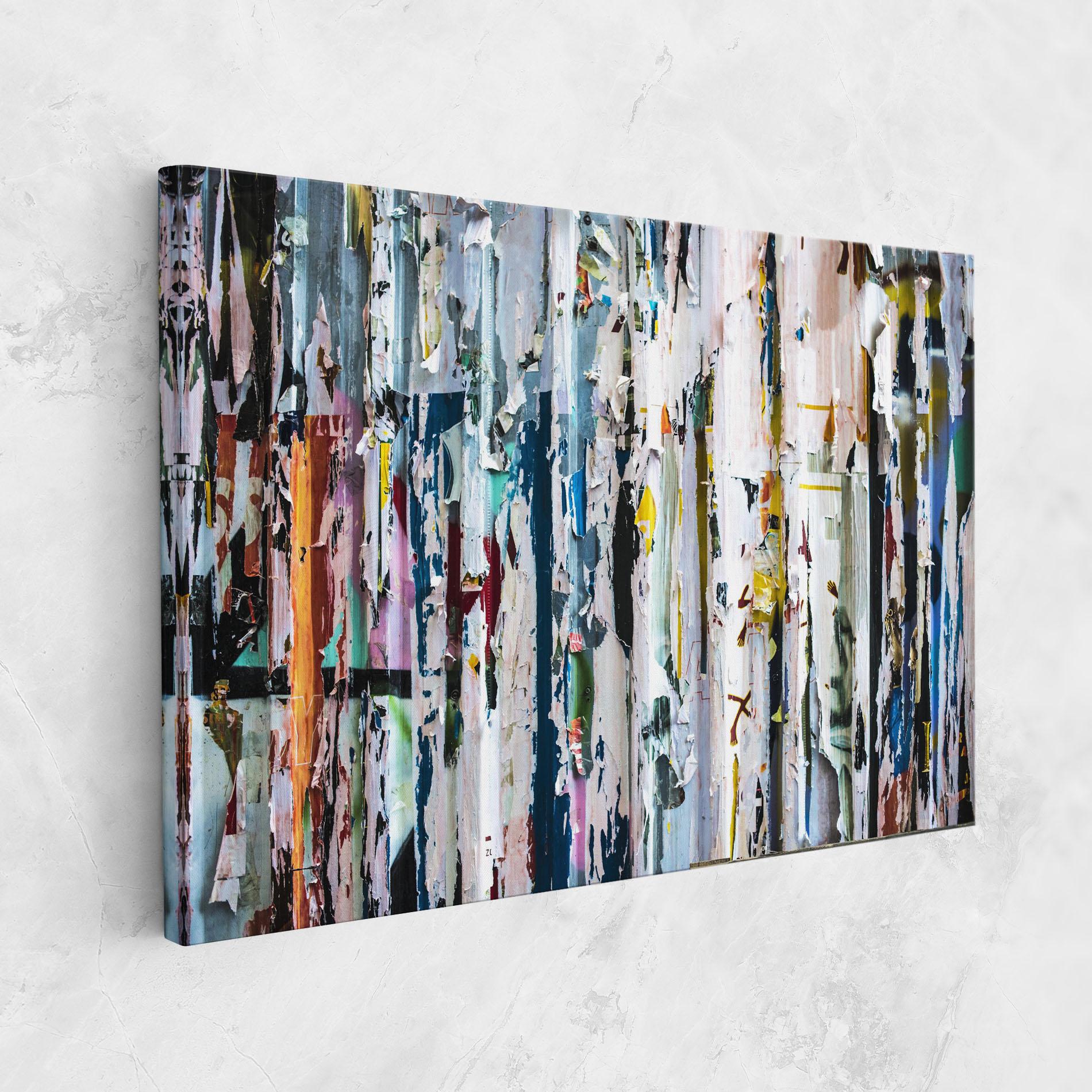 Tablou Canvas Abstract Torn Paper mockup 1