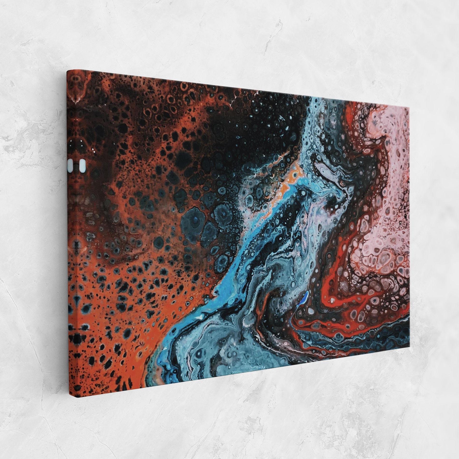 Tablou Canvas Abstract Turqoise Colors mockup 1
