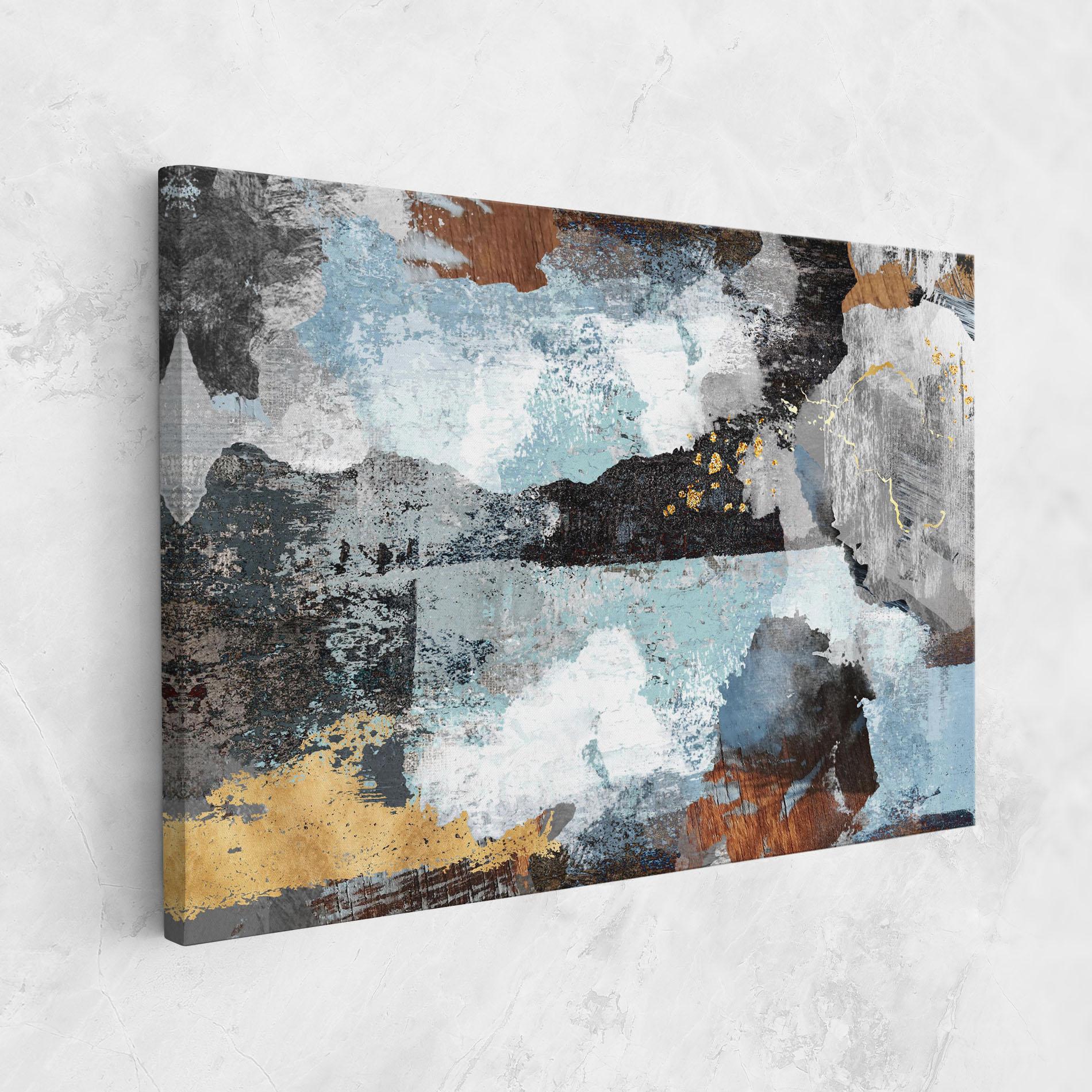 Tablou Canvas Gold Little Points mockup 1