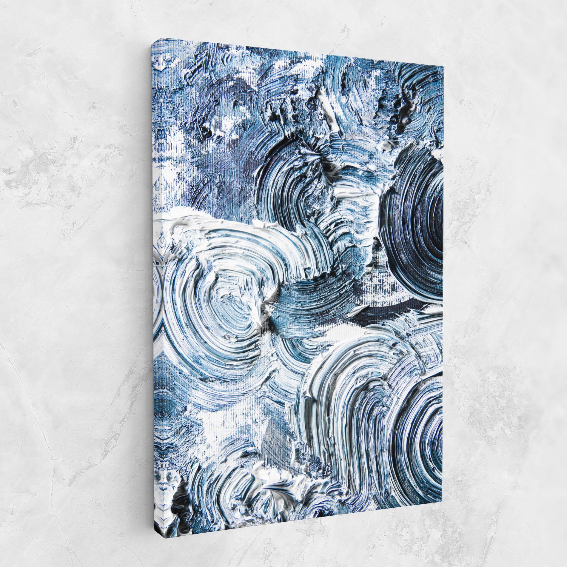 Tablou Canvas Cream Textured Painting mockup 1