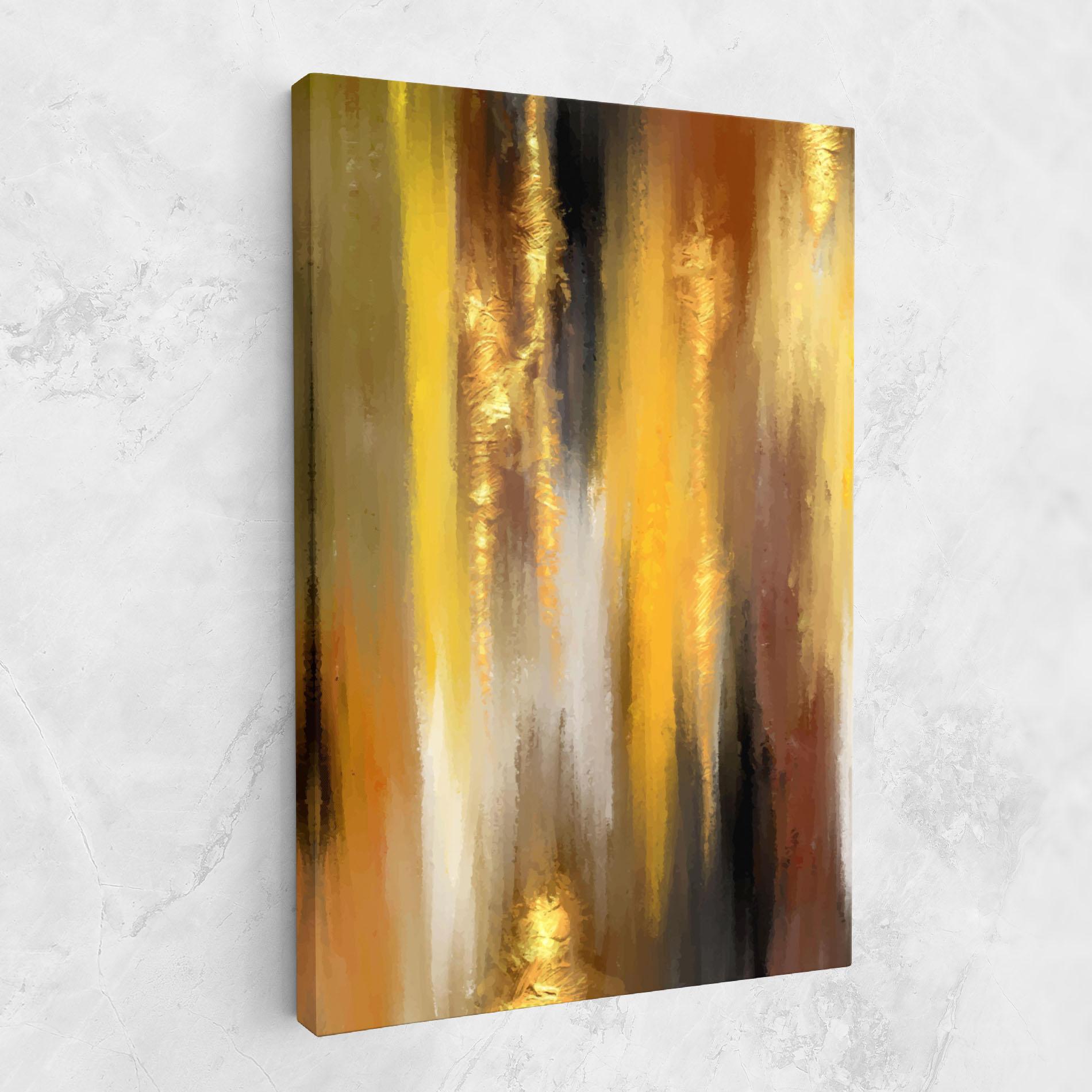 Tablou Canvas Golden Brown Art mockup 1