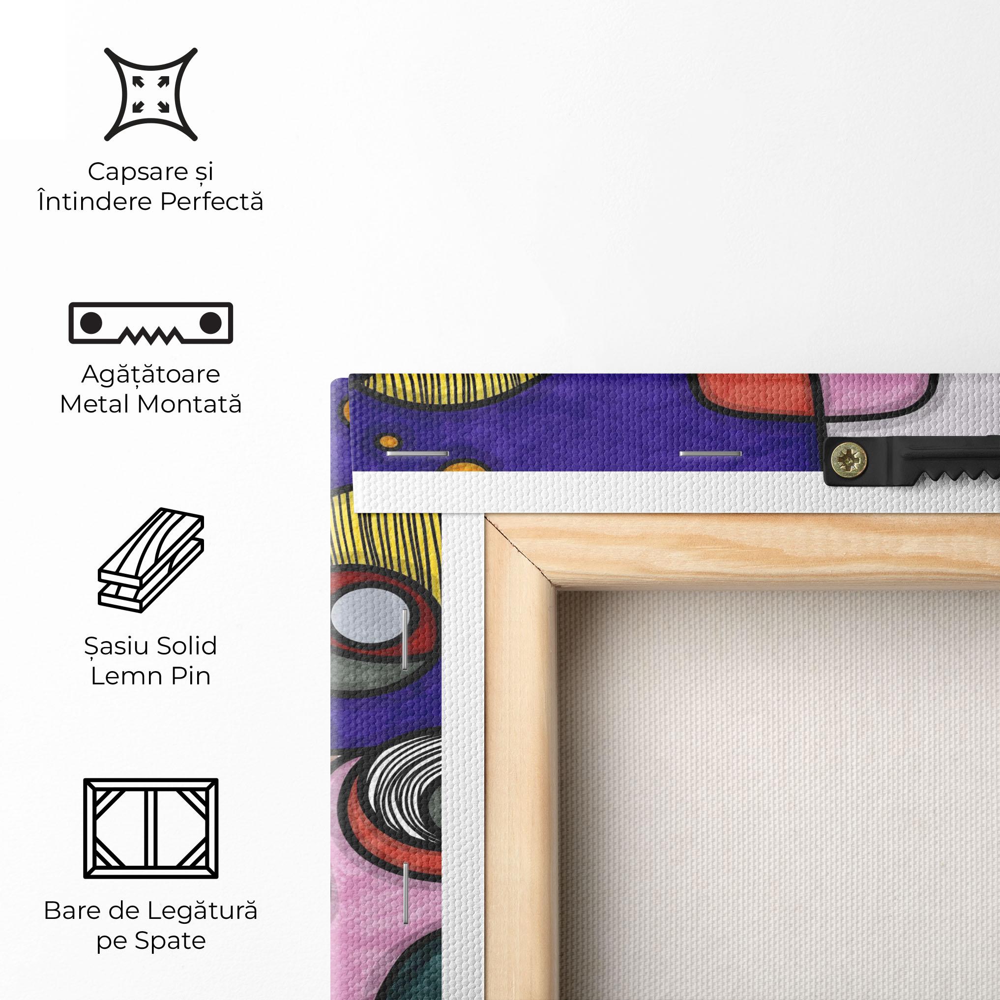 Tablou Canvas Abstract Looking Eyes mockup 5