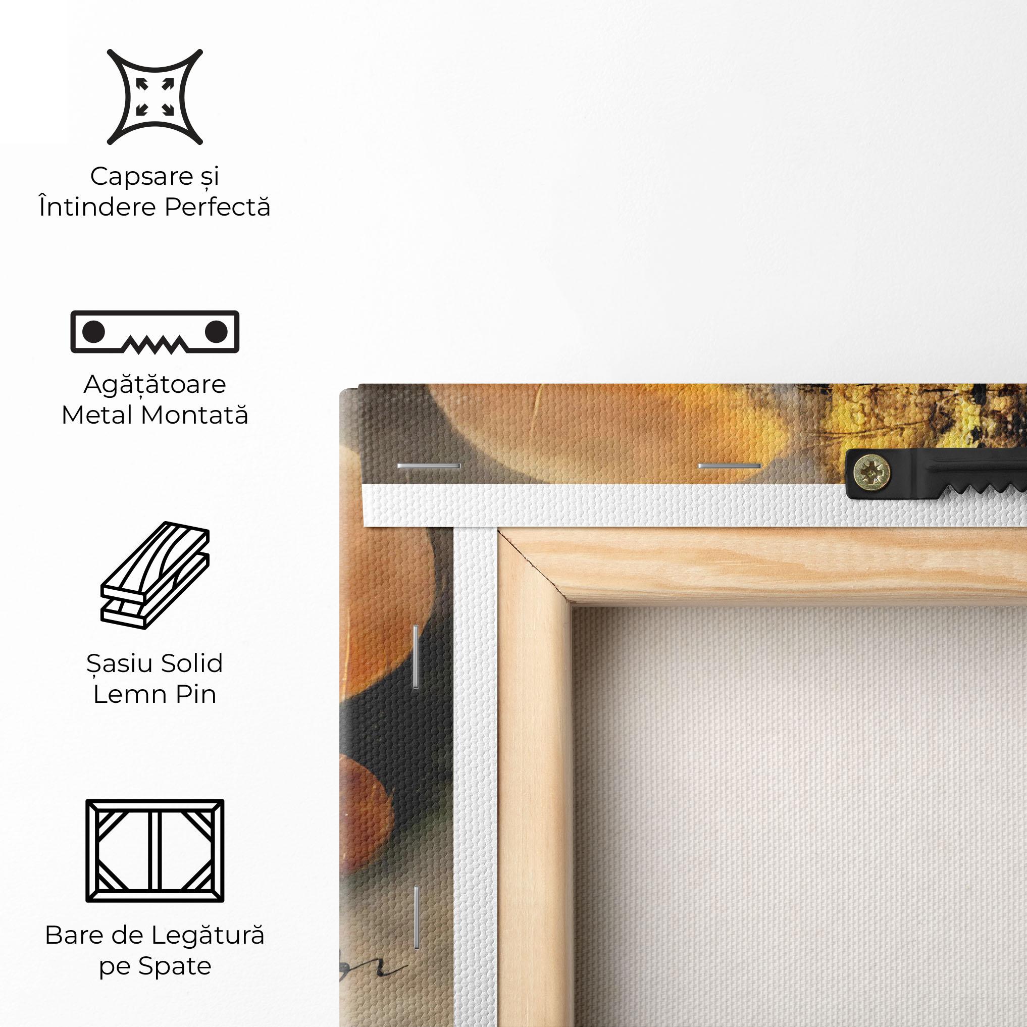 Tablou Canvas Abstract Moons mockup 5