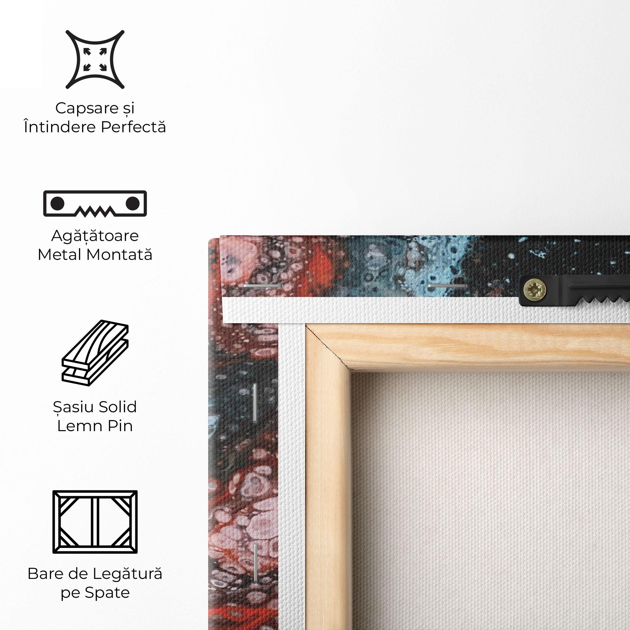 Tablou Canvas Abstract Turqoise Colors mockup 5