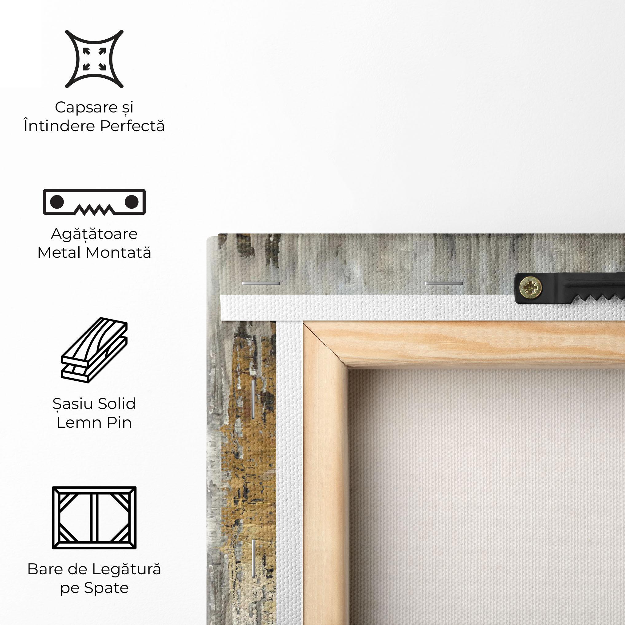 Tablou Canvas Acrylic Silver Paint mockup 5