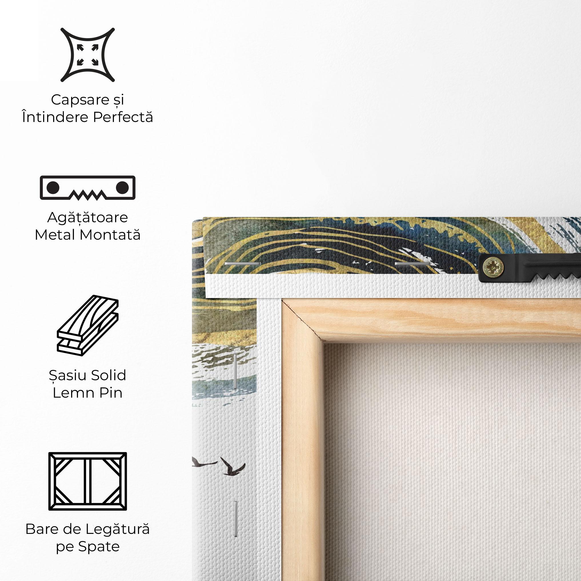 Tablou Canvas Golden Deer mockup 5