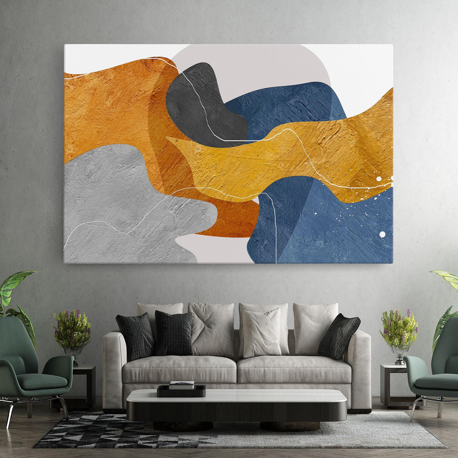 Tablou Canvas Abstract Color Mix mockup 7