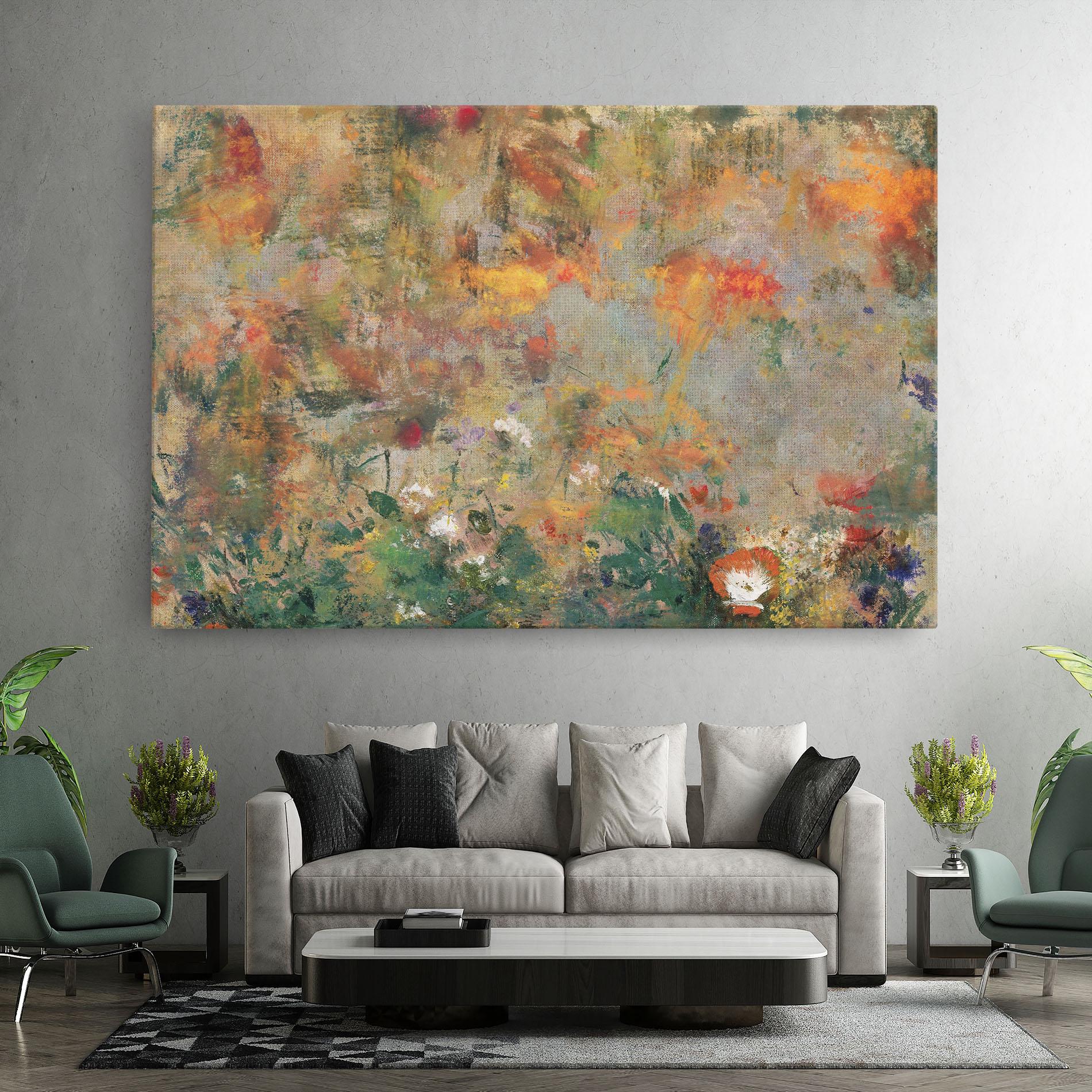 Tablou Canvas Abstract Flowers mockup 7