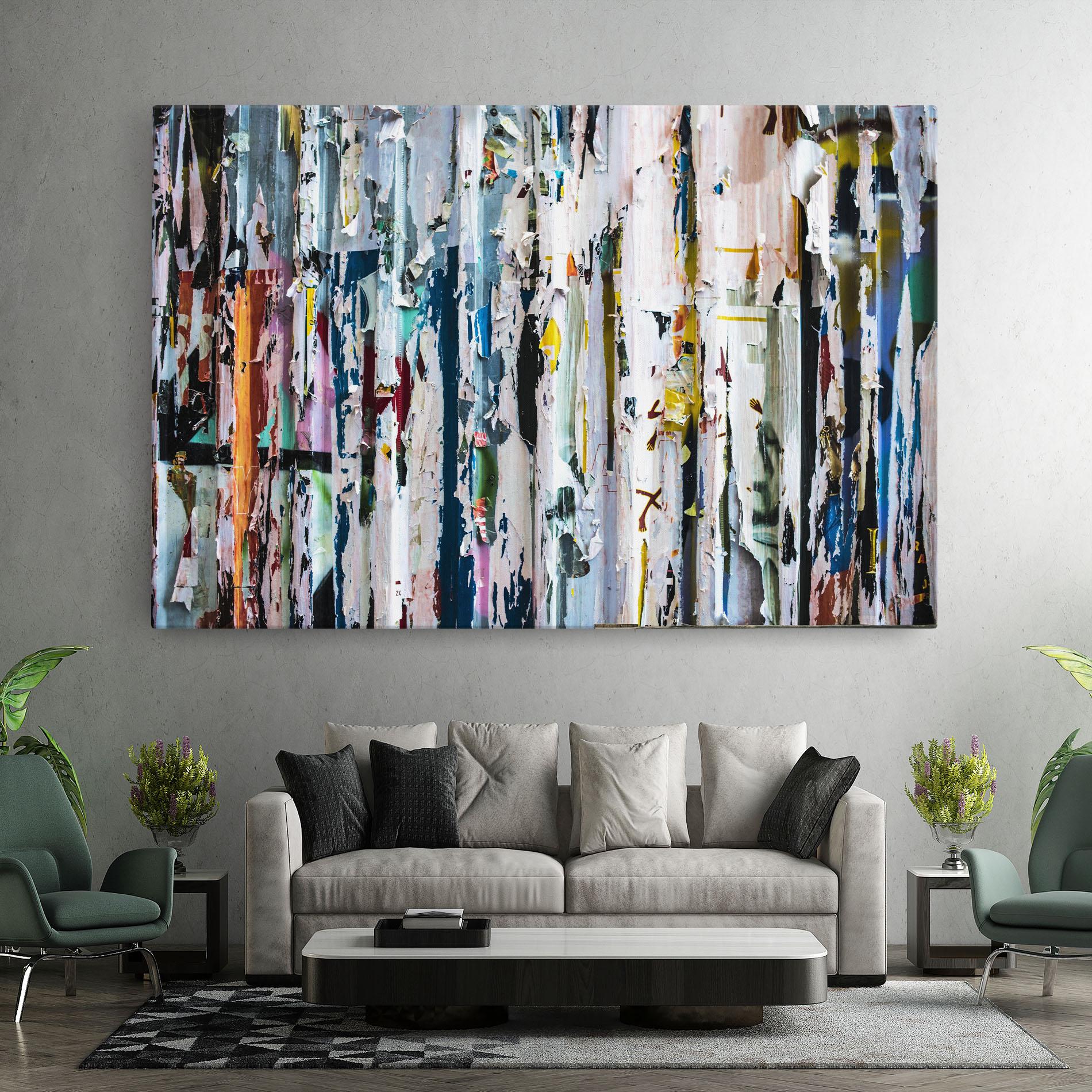 Tablou Canvas Abstract Torn Paper mockup 7