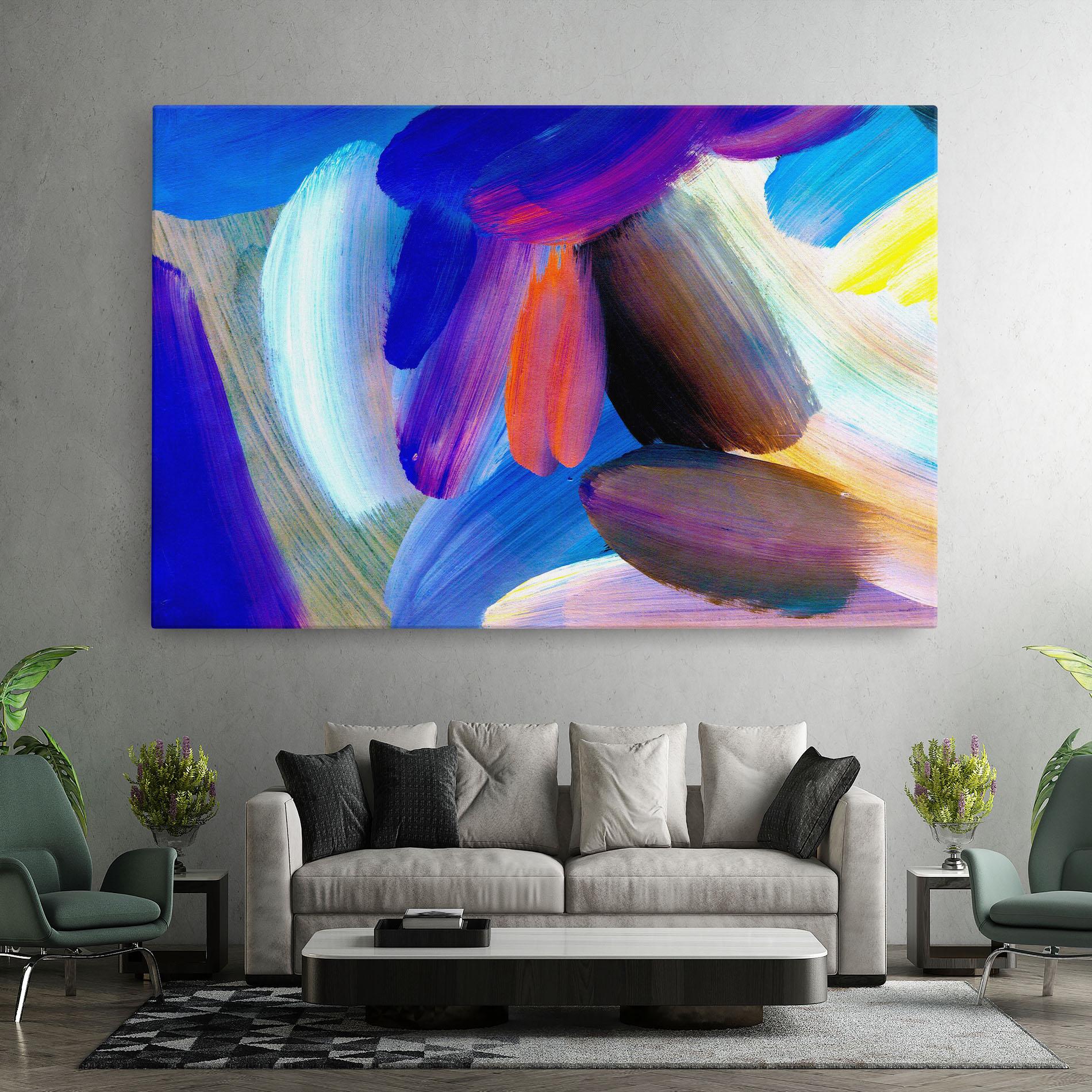 Tablou Canvas Colorful Abstract mockup 7