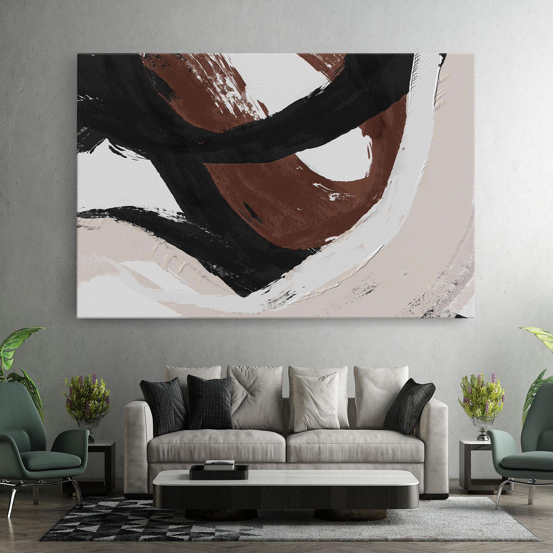 Tablou Canvas Cream Abstract mockup 7