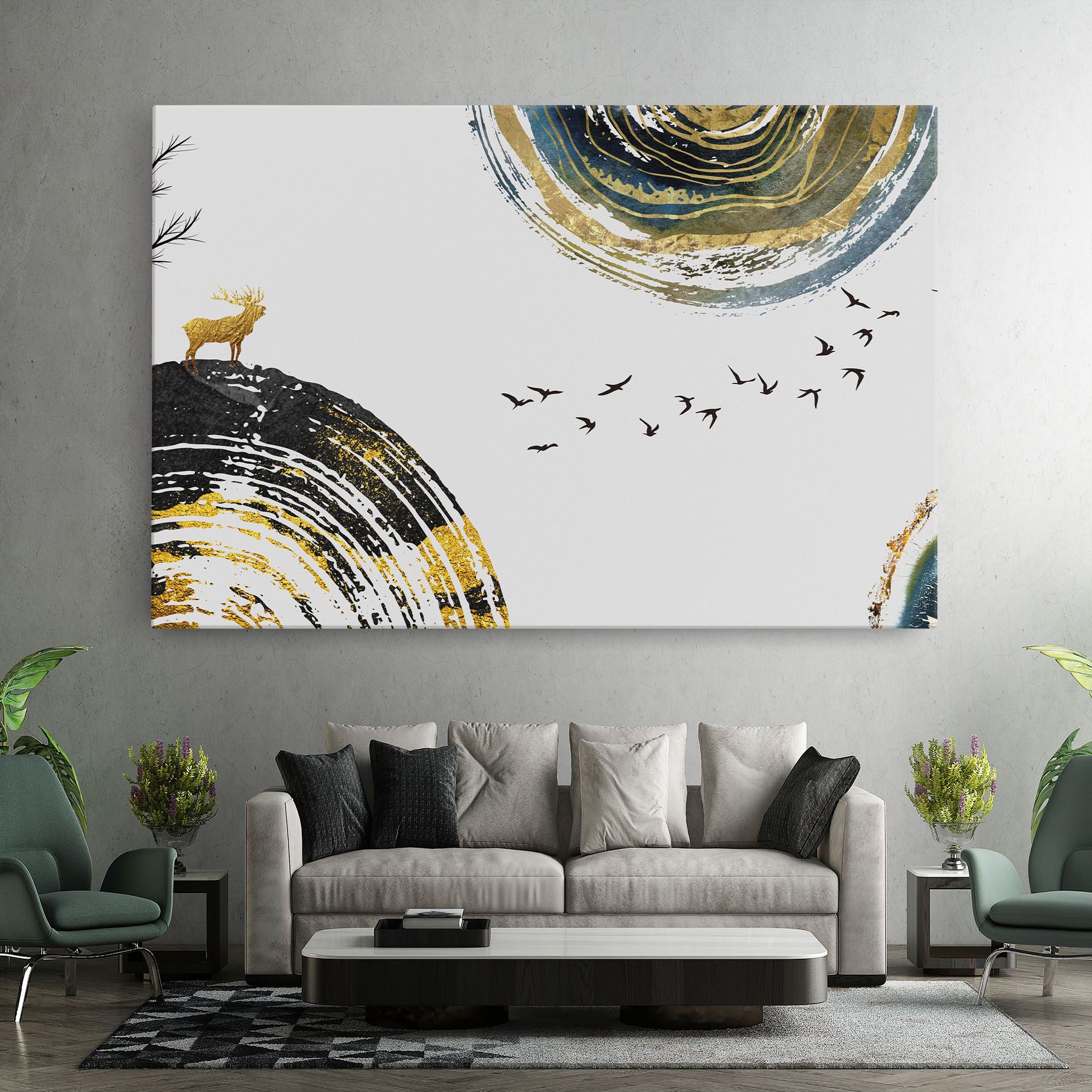 Golden Deer mockup 7