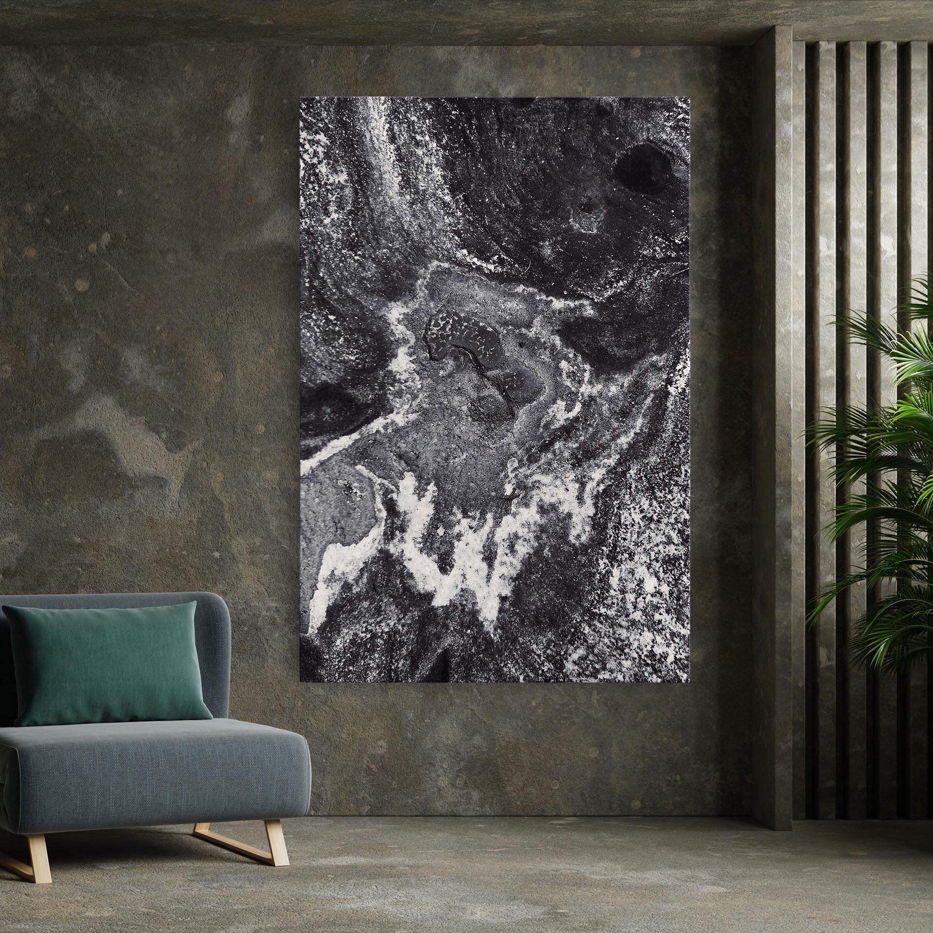 Tablou Canvas Black And White Abstract mockup 7