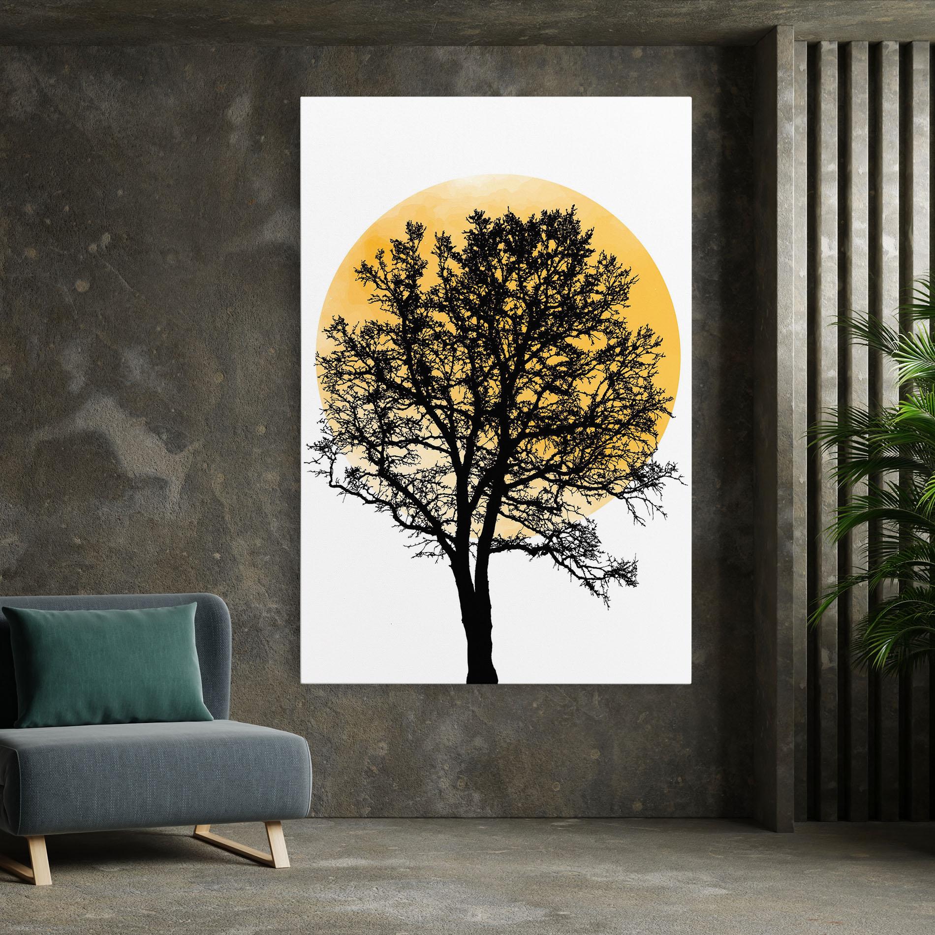 Tablou Canvas Orange Sun 01 mockup 7