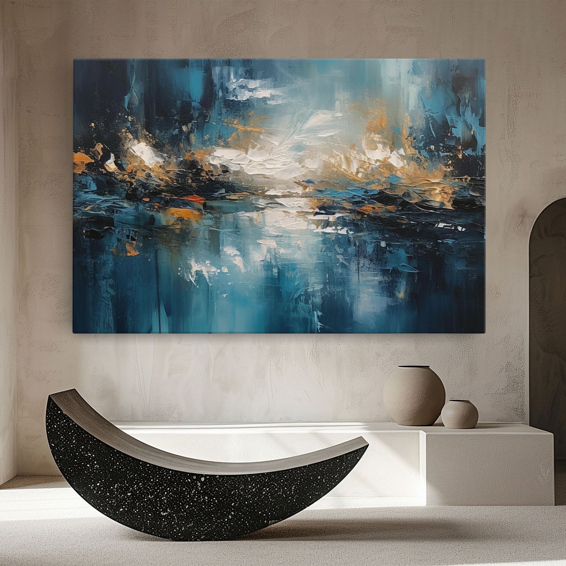 Tablou Canvas Abstract Blue Art