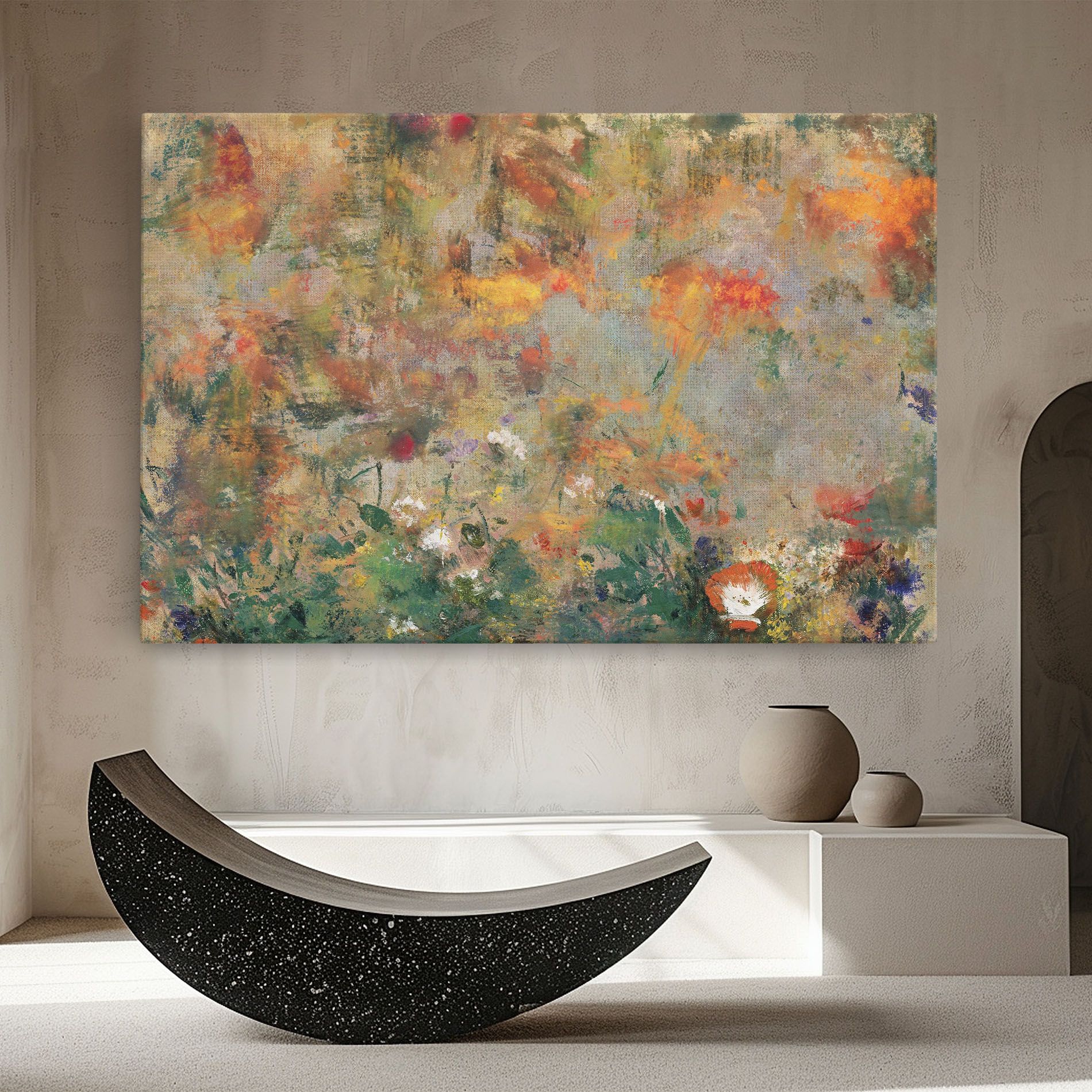 Abstract Flowers mockup 8