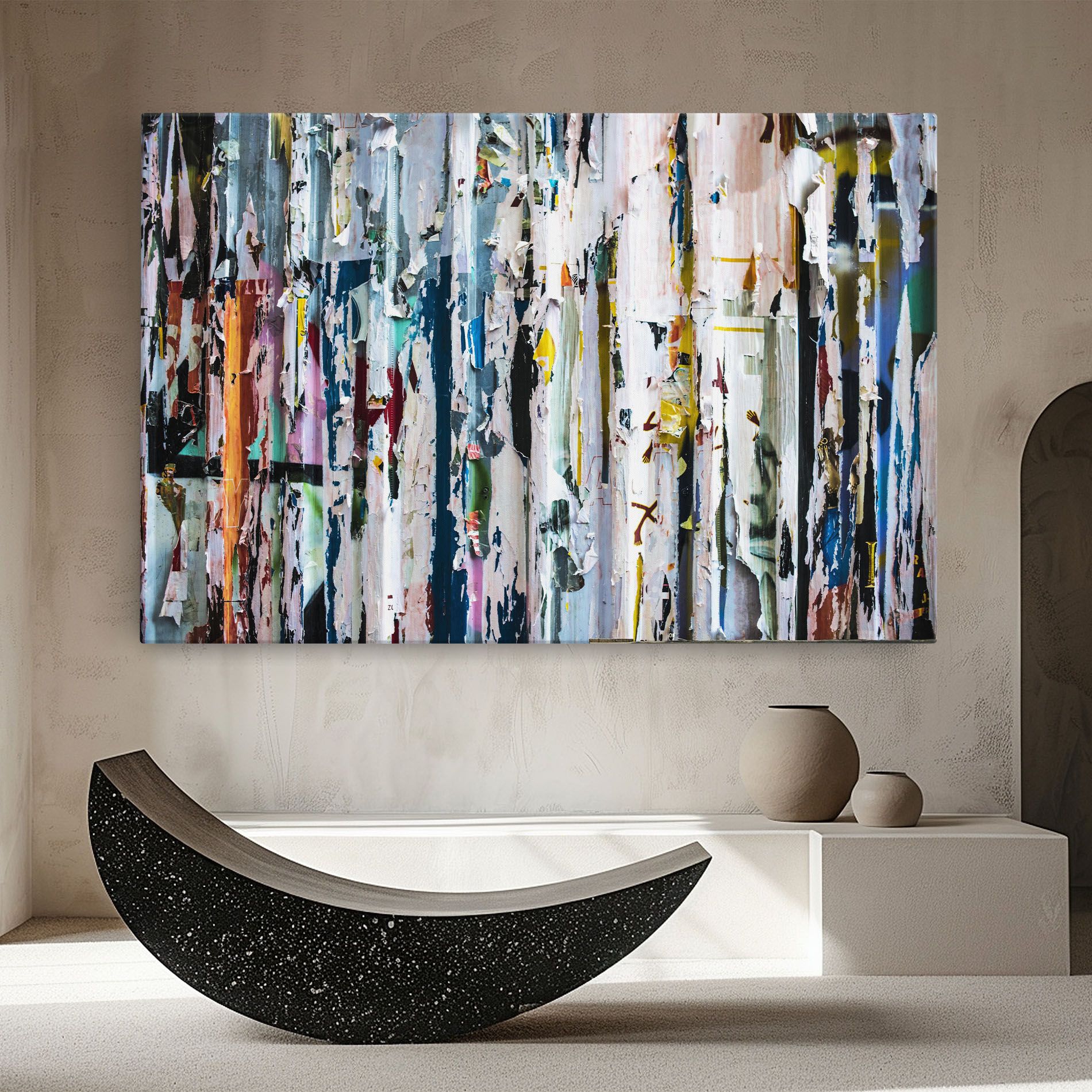 Abstract Torn Paper mockup 8