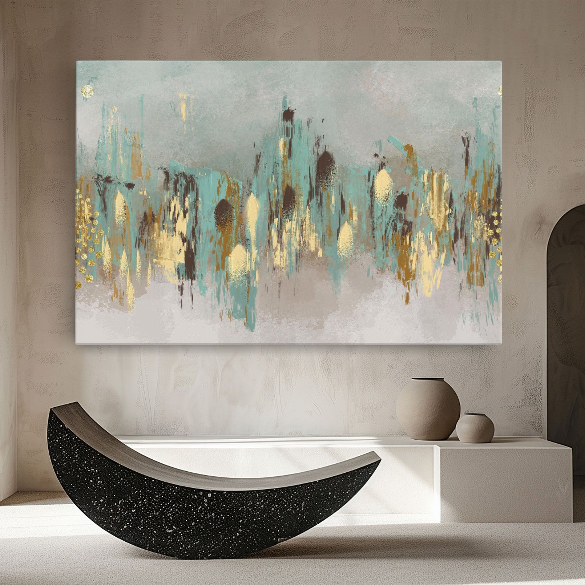 Gold Spiral Points mockup 8