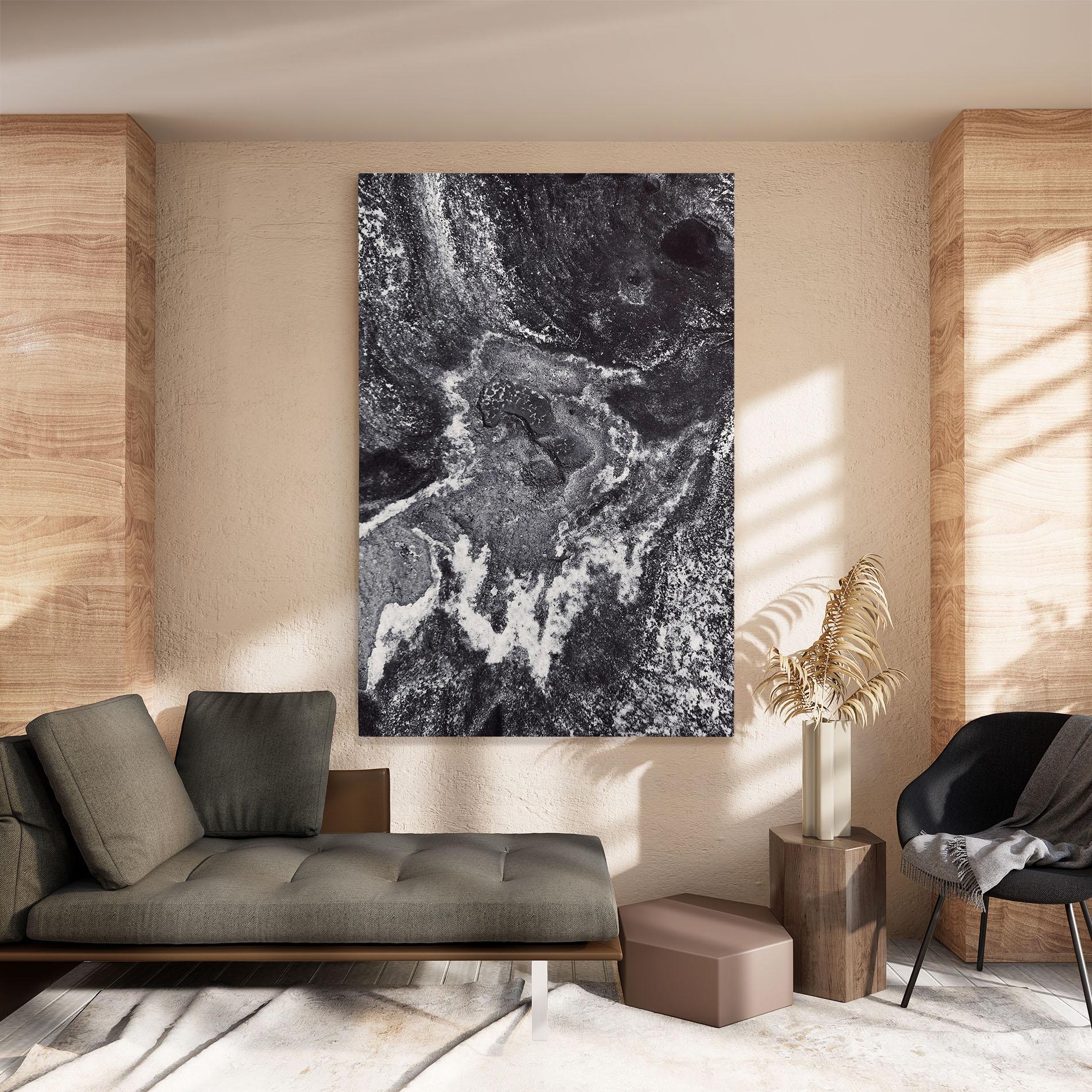 Tablou Canvas Black And White Abstract mockup 8