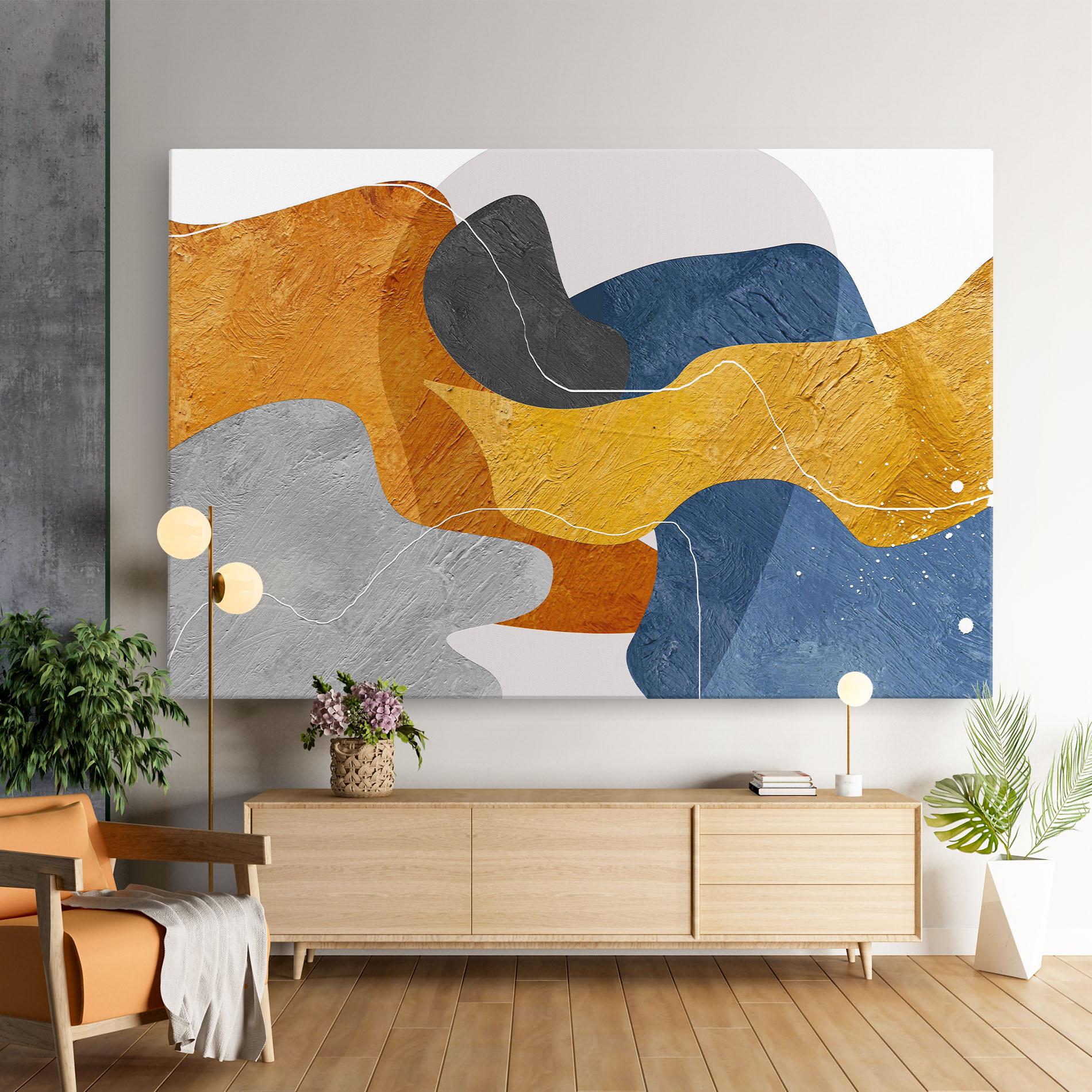 Tablou Canvas Abstract Color Mix mockup 9