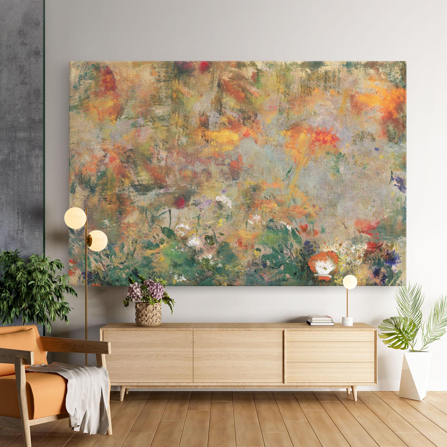 Tablou Canvas Abstract Flowers mockup 9