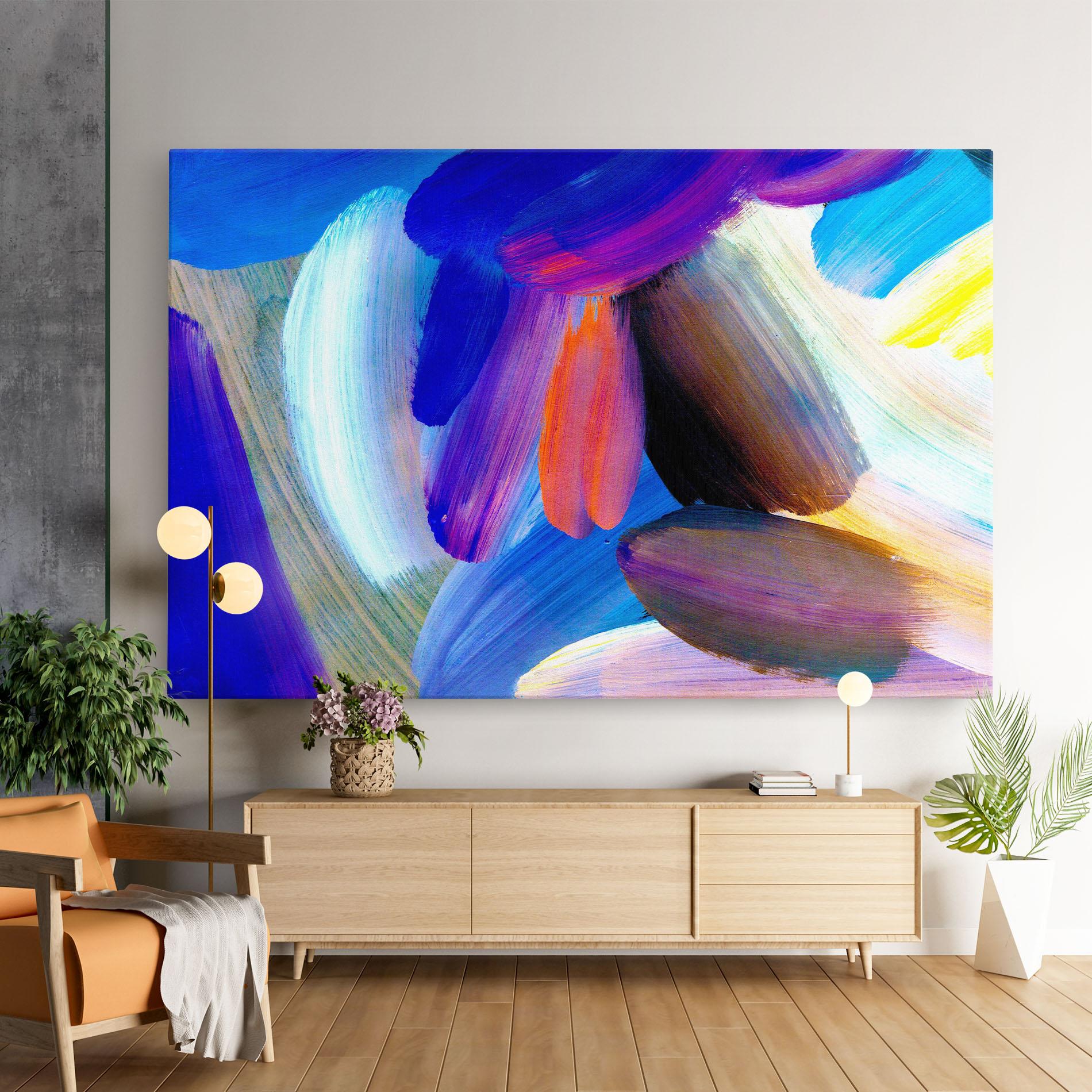 Tablou Canvas Colorful Abstract mockup 9