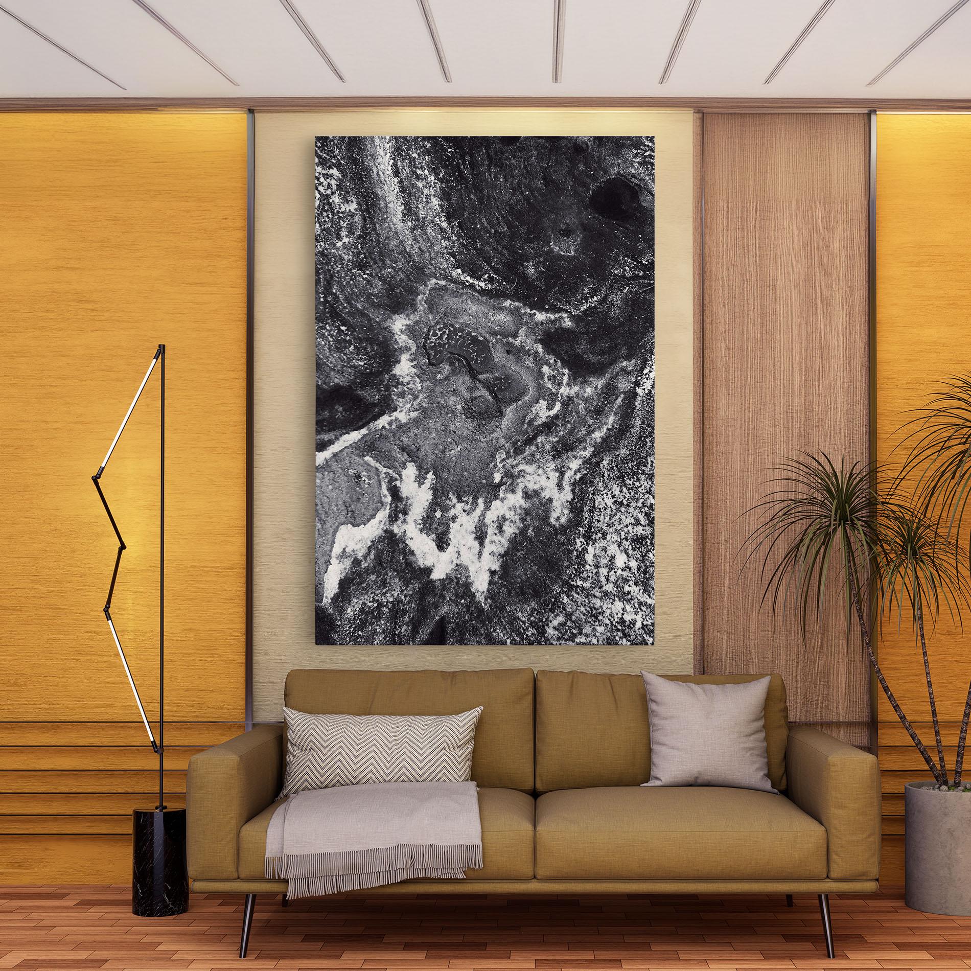 Tablou Canvas Black And White Abstract mockup 9