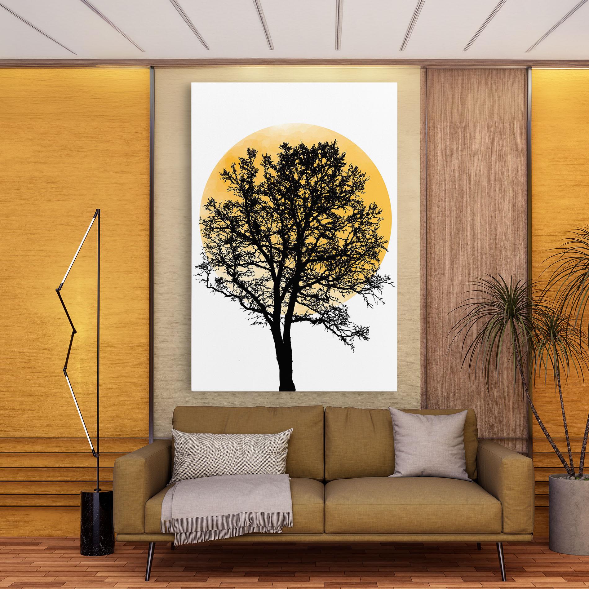 Tablou Canvas Orange Sun 01 mockup 9