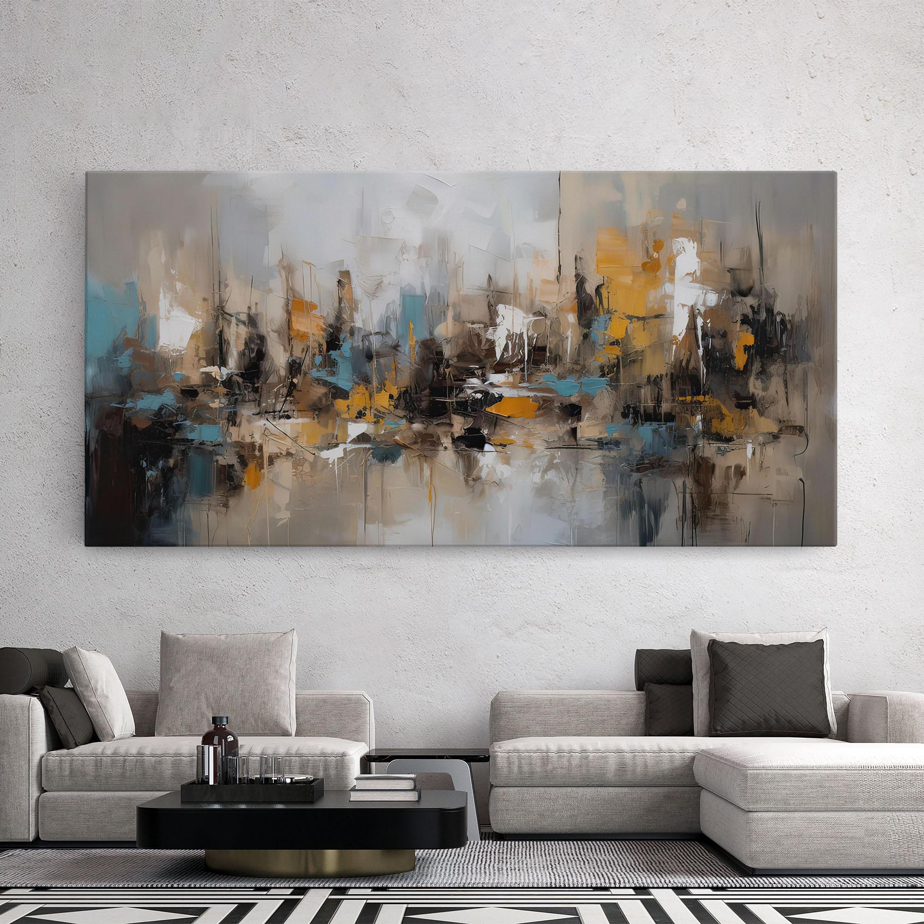 Tablou Canvas Abstract Los Angeles mockup 2