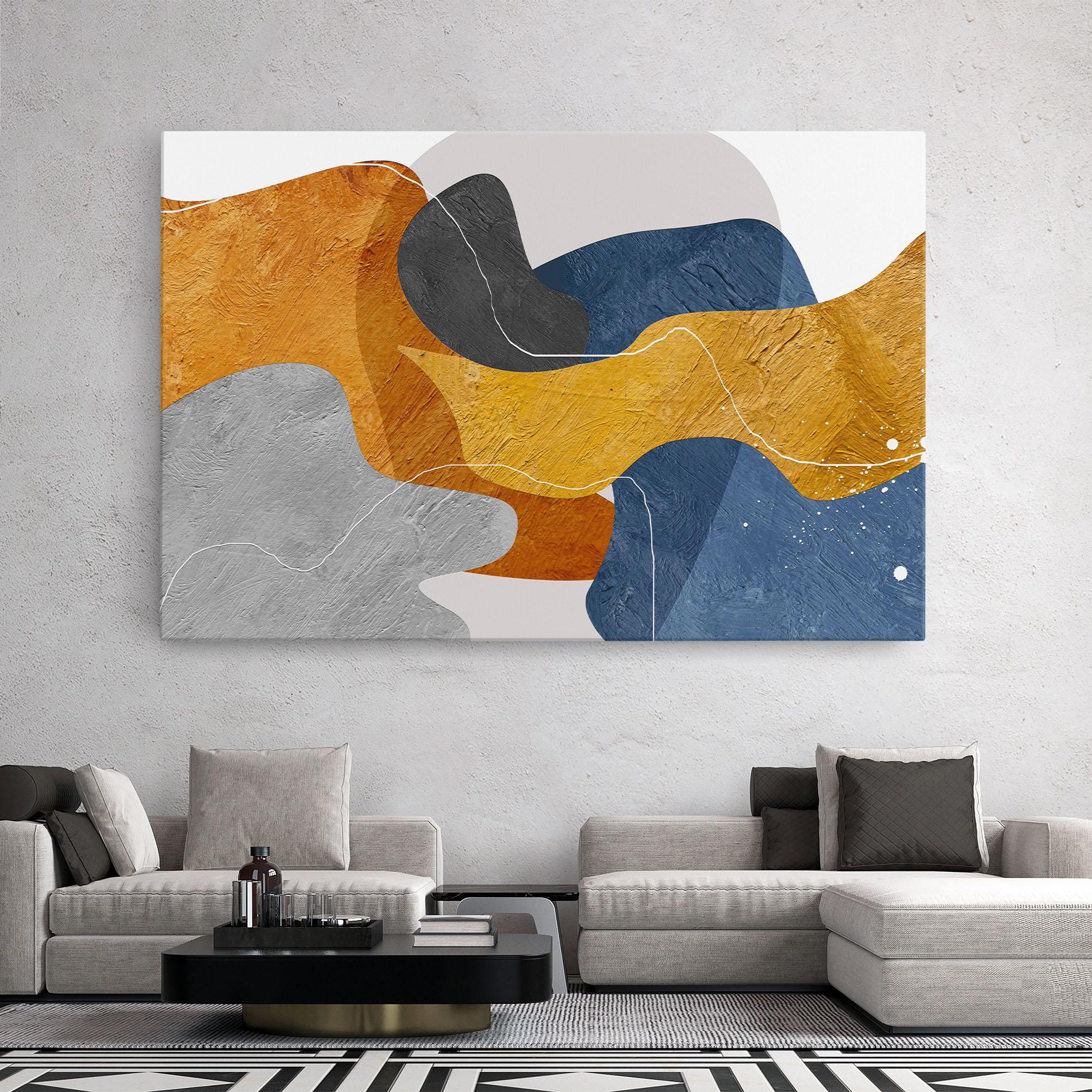 Tablou Canvas Abstract Color Mix mockup 2