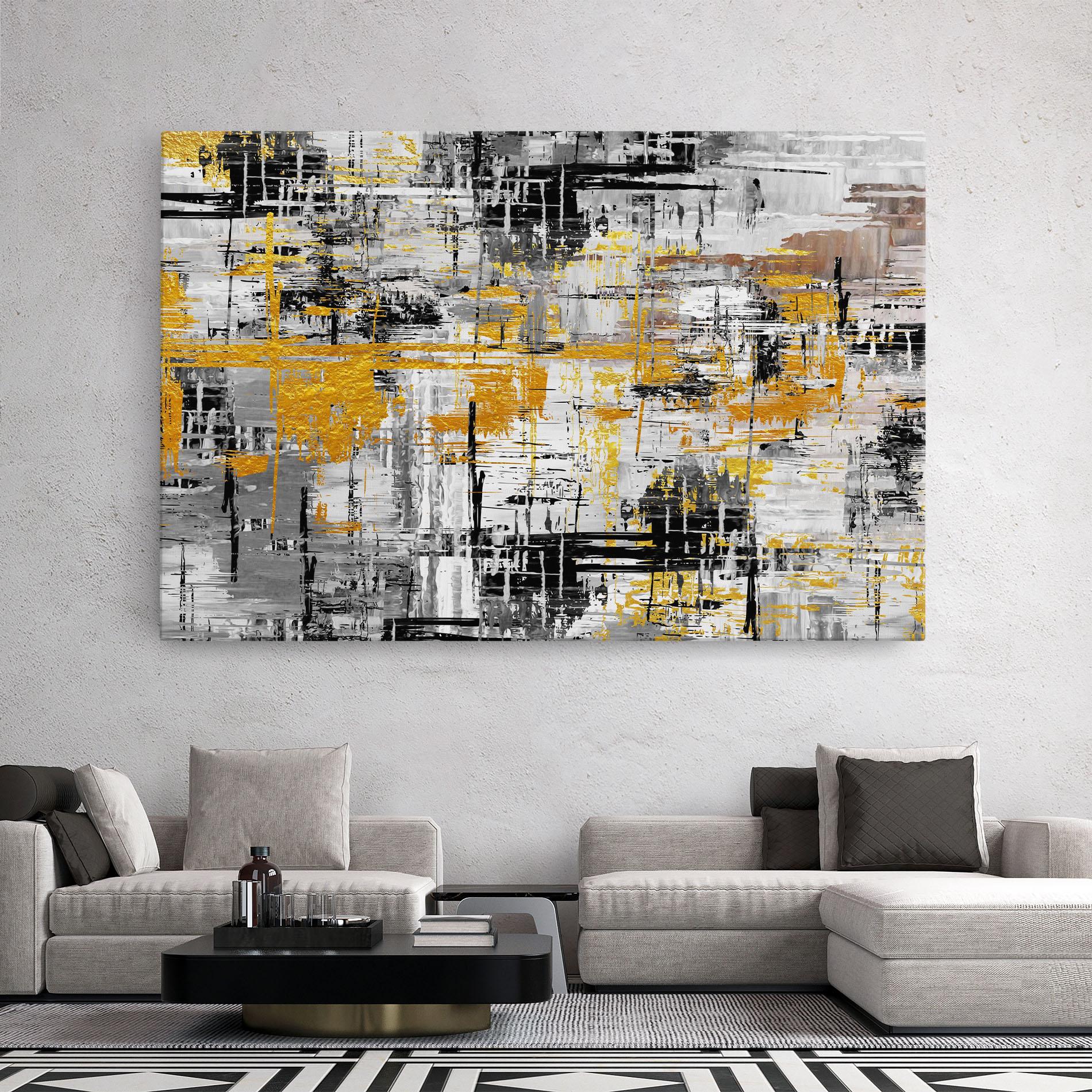 Tablou Canvas Abstract Mix Color mockup 2