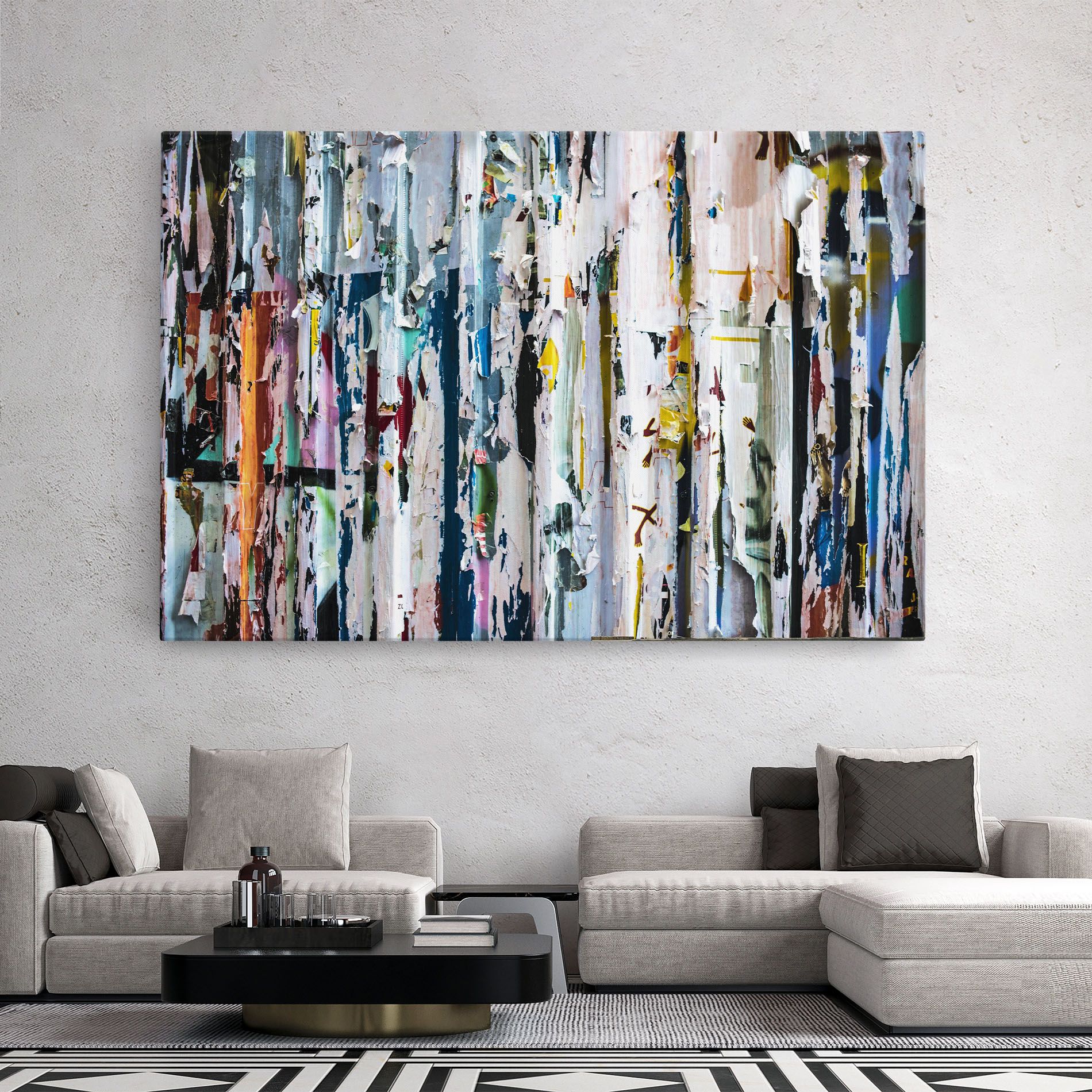 Abstract Torn Paper mockup 2